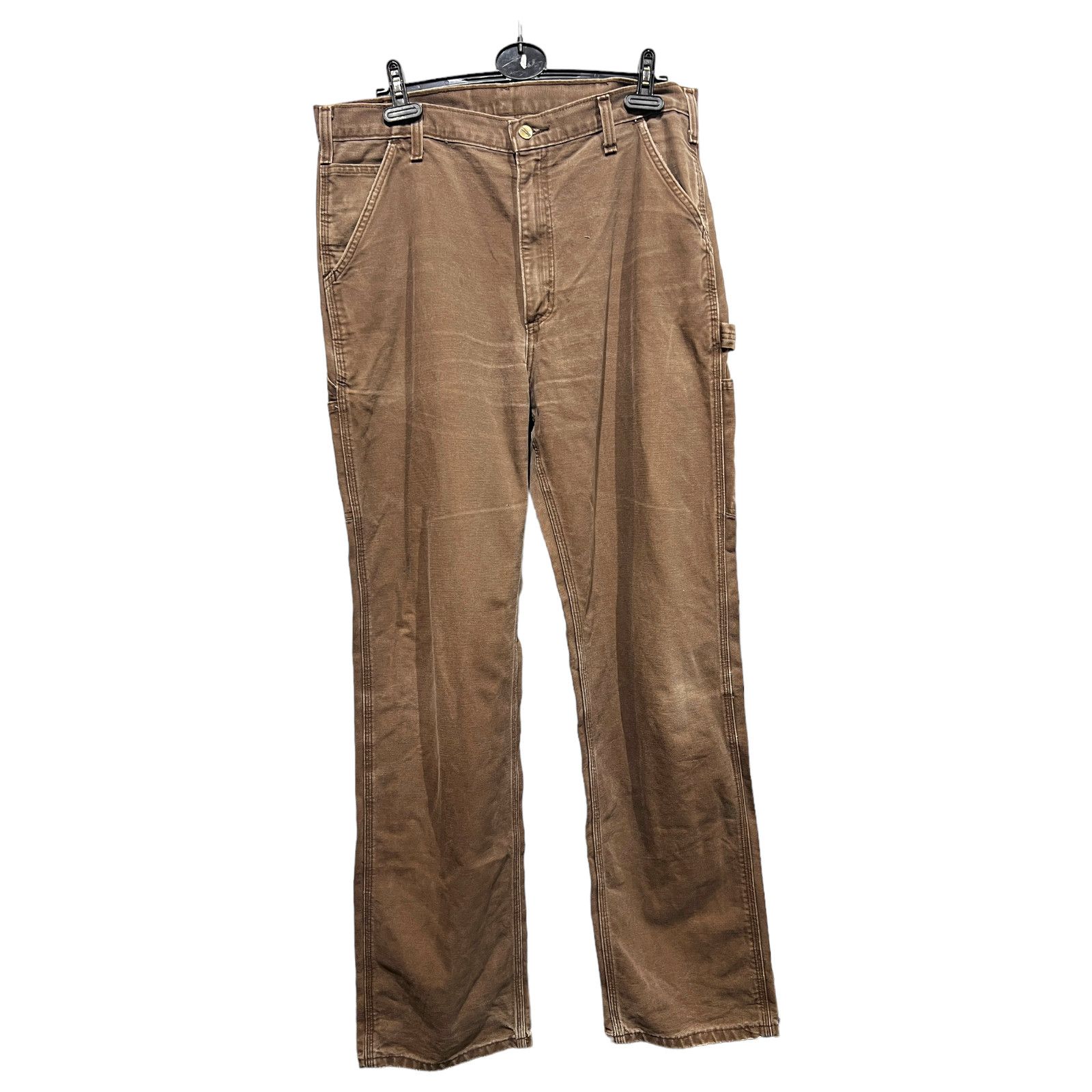 Pre-owned Carhartt X Vintage Carhartt Work Pants 90's Size 36 In Brown