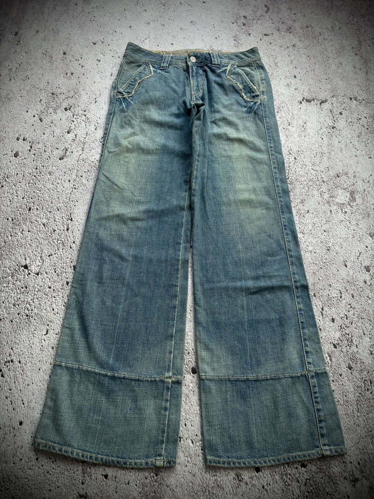 Hysteric Glamour 2000's Sweet camel Bootcut style Jeans Size US 29 - 1 Thumbnail