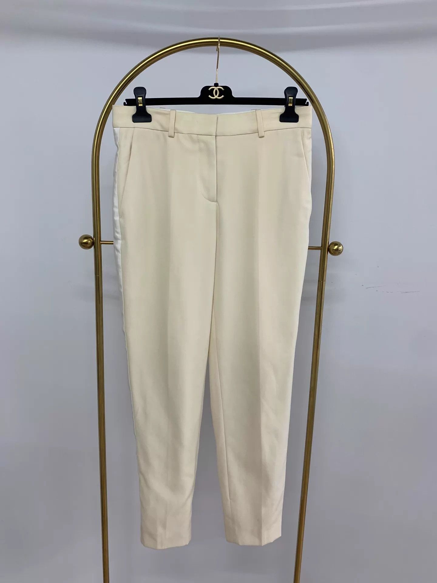 Stella McCartney Stella McCartney White Tailored Trousers Size 40 New Size 27" / US 4 / IT 40 - 1 Thumbnail