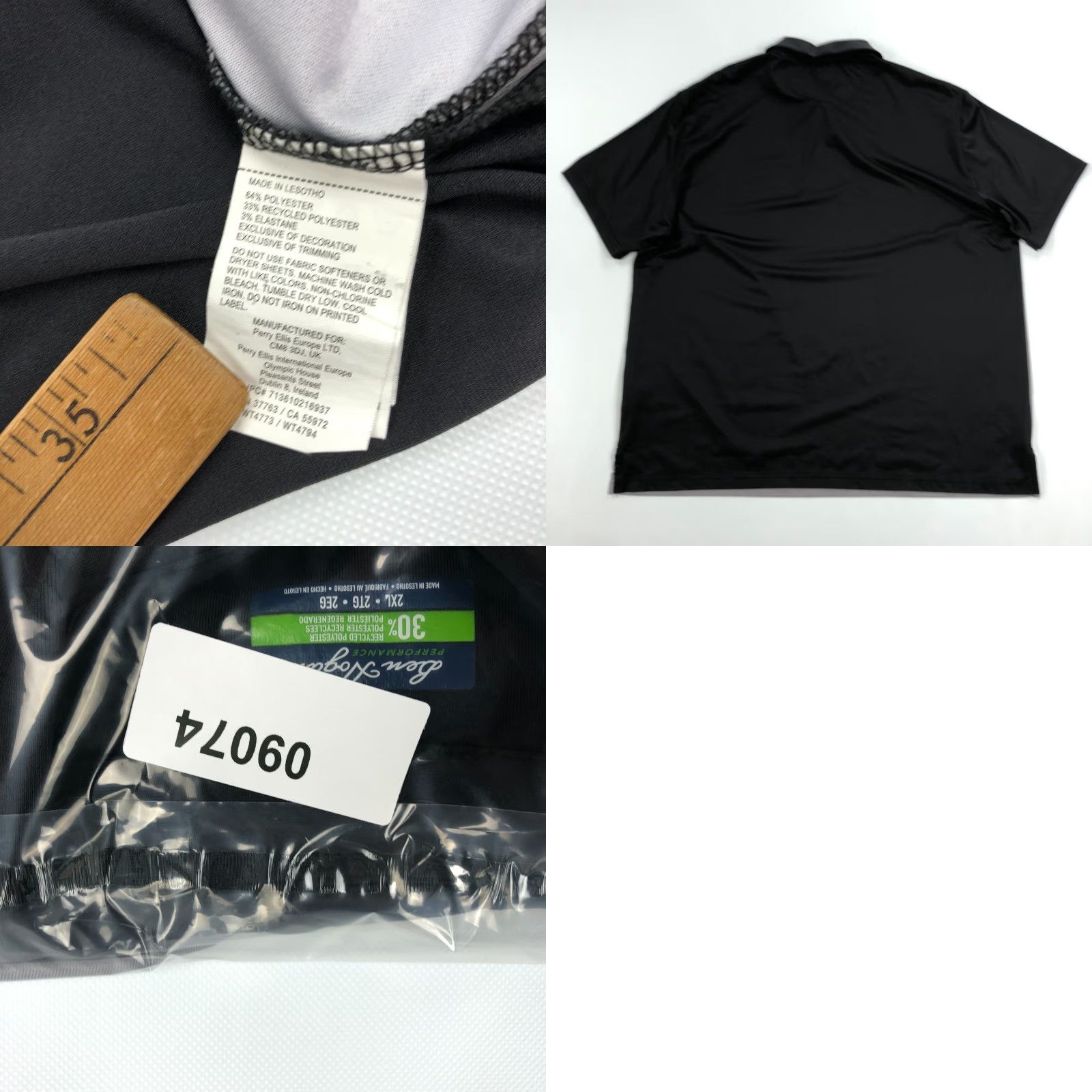 Hogan Ben Hogan Polo Shirt Men 2XL Golf Performance Geometric Short Sleeve Button Up Collared Shirt Gray Size US XXL / EU 58 / 5 - 8 Thumbnail