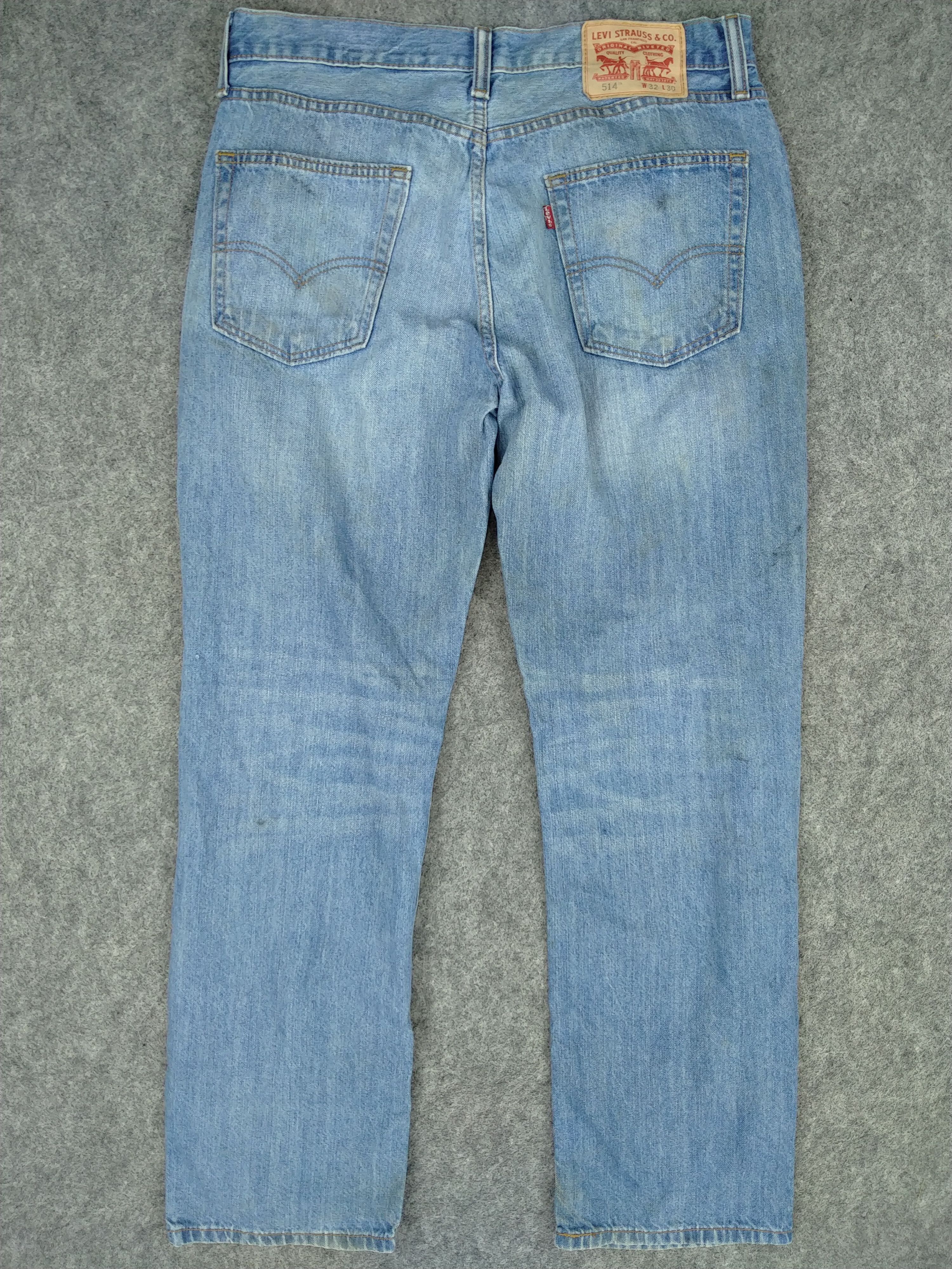 Levi's Levi's 514 Dirty Denim 32 x 29.5 -JN566 Size US 32 / EU 48 - 2 Thumbnail