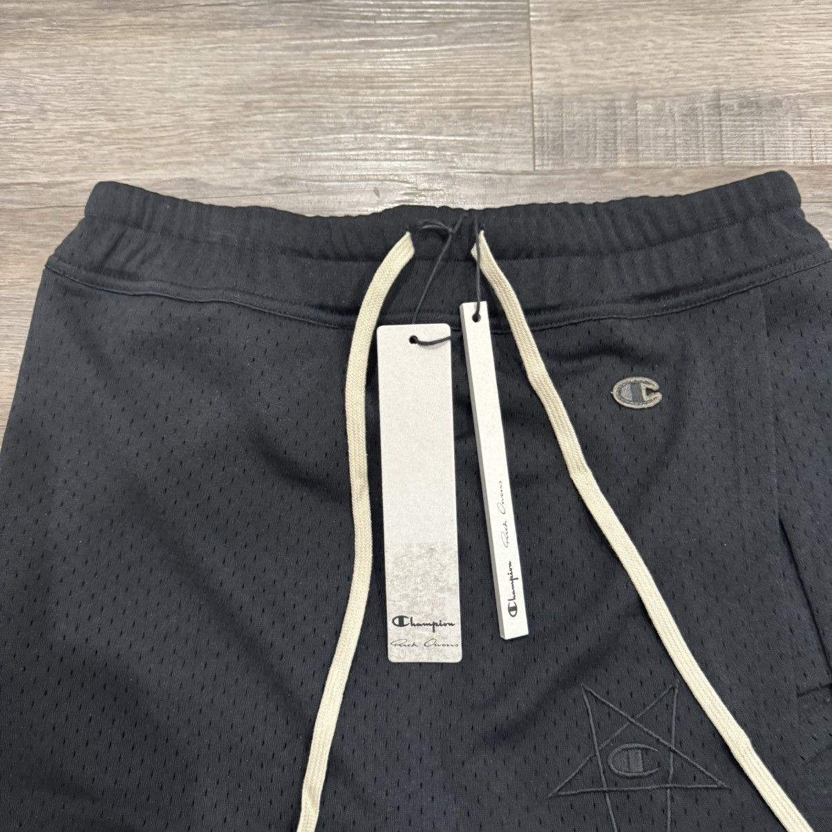 Converse Rick Owens X Champion Eco Mesh Toga Skirt Black Size 28" / US 6 / IT 42 - 2 Thumbnail