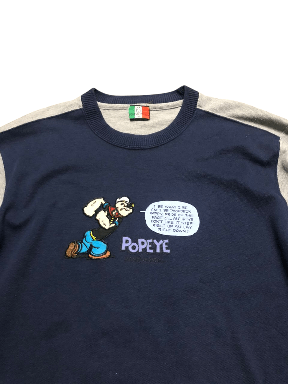 Gianni Valentino Vintage Gianni Valentino x Popeye Crewneck Sweatshirt Size US M / EU 48-50 / 2 - 3 Thumbnail