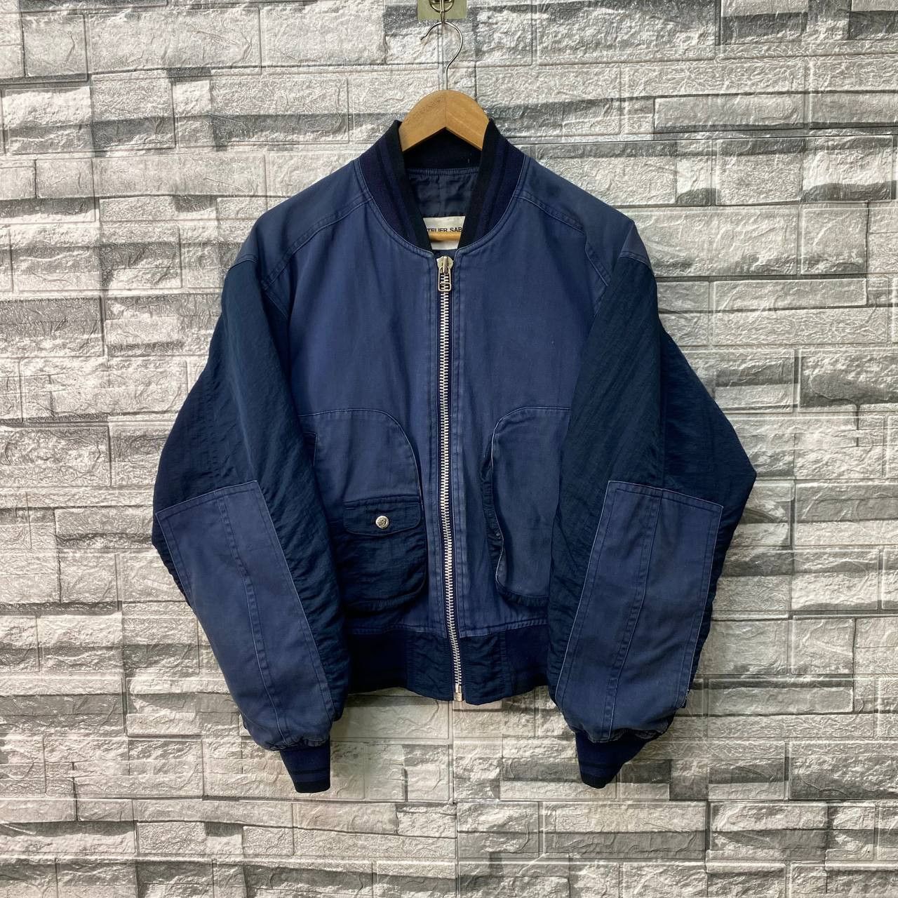 Japanese Brand YS FOR MEN ATELIER SAB FOR MEN BOMBER JACKET EMBROIDERED Size US M / EU 48-50 / 2 - 2 Thumbnail
