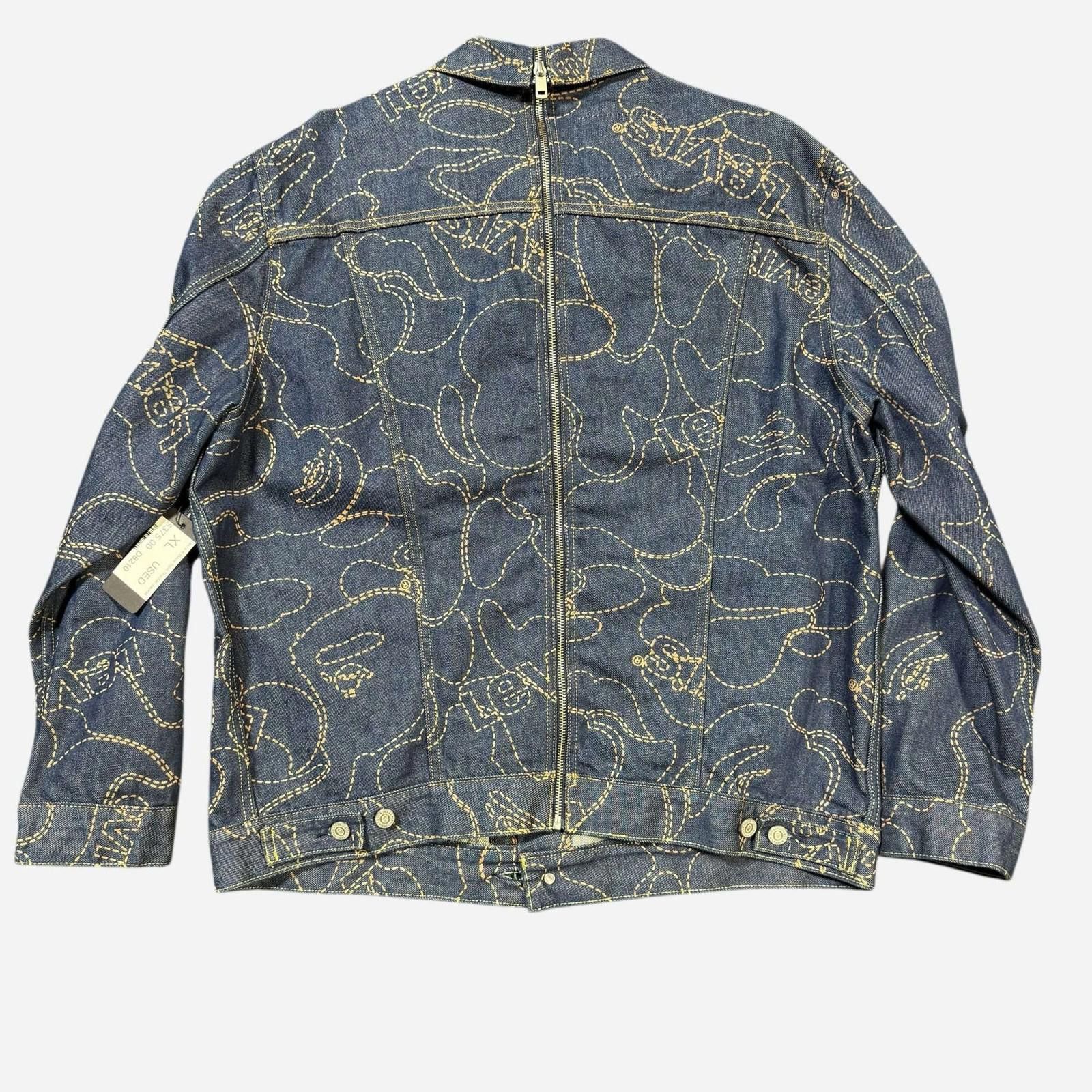 Levi's Levi's X Bape Split Trucker Jacket XL Used D8210 Size US XL / EU 56 / 4 - 3 Thumbnail