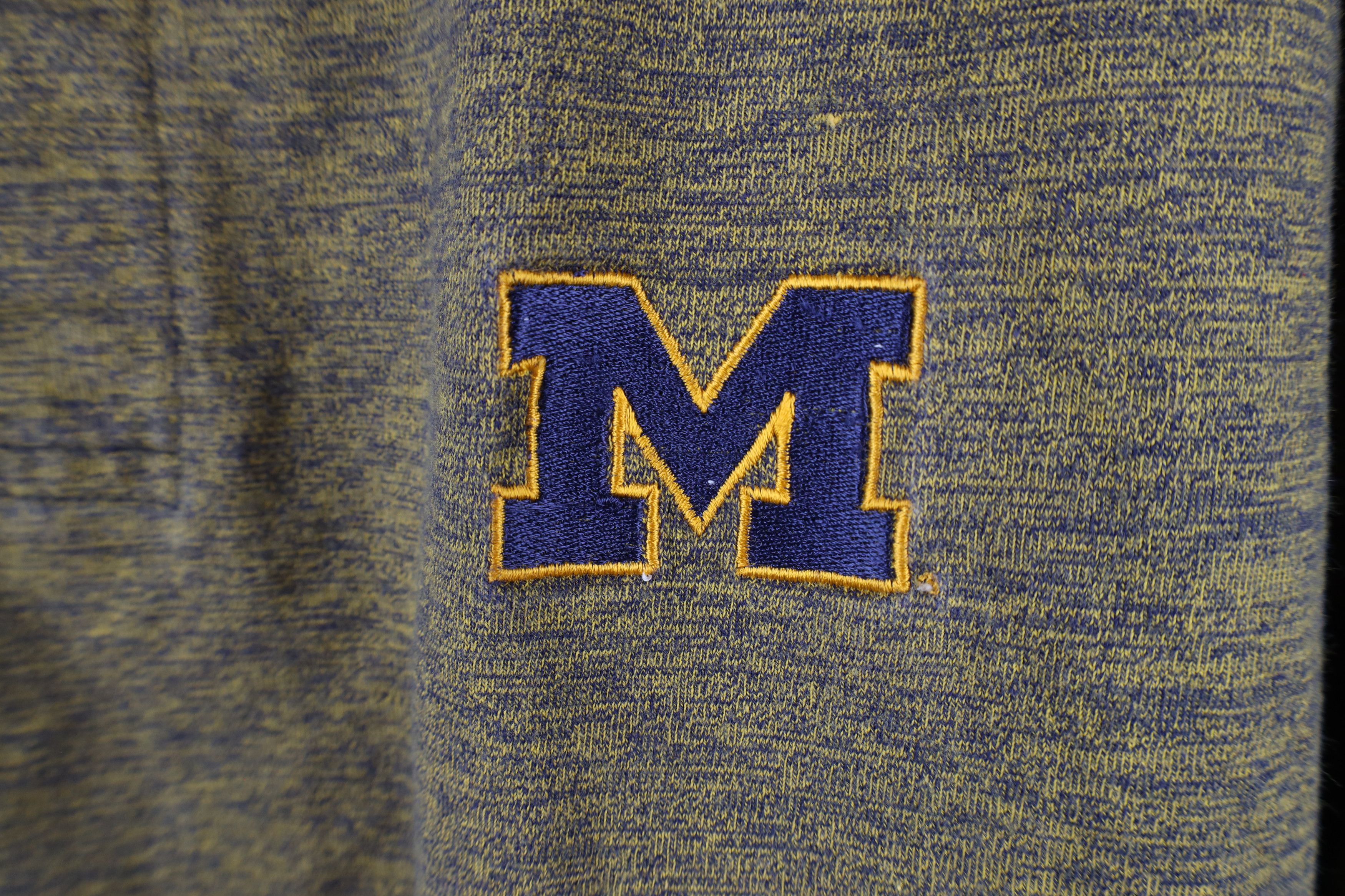 Vintage Vintage 90s M University of Michigan Collared Polo Shirt Size US XL / EU 56 / 4 - 4 Thumbnail