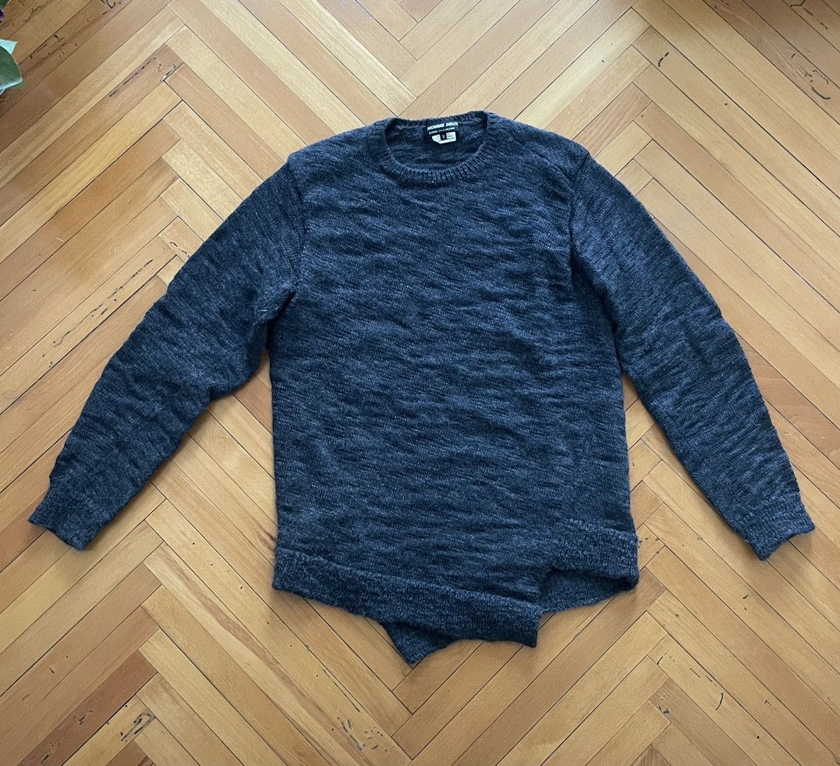 Comme des Garcons × Comme des Garcons Homme Deux × Comme des Garcons Homme Plus Comme des Garcons asymmetric wool knitwear Size US M / EU 48-50 / 2 - 1 Thumbnail