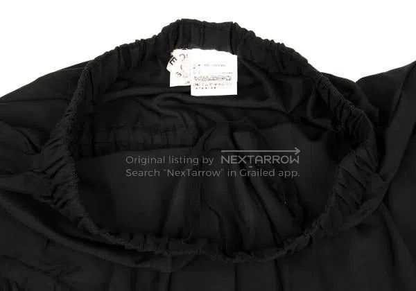 Comme des Garcons Comme Des Garcons size M Black Retro Design Skirt Size 22" - 6 Thumbnail