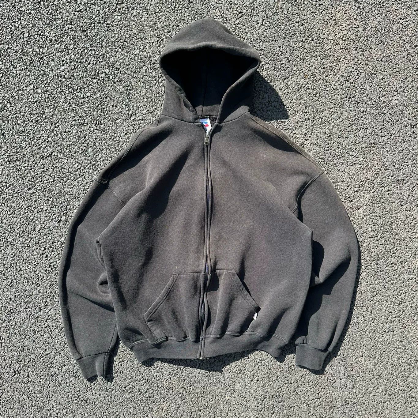 Vintage Russell Vintage Zip Hoodie 90s Size US M / EU 48-50 / 2 - 1 Thumbnail