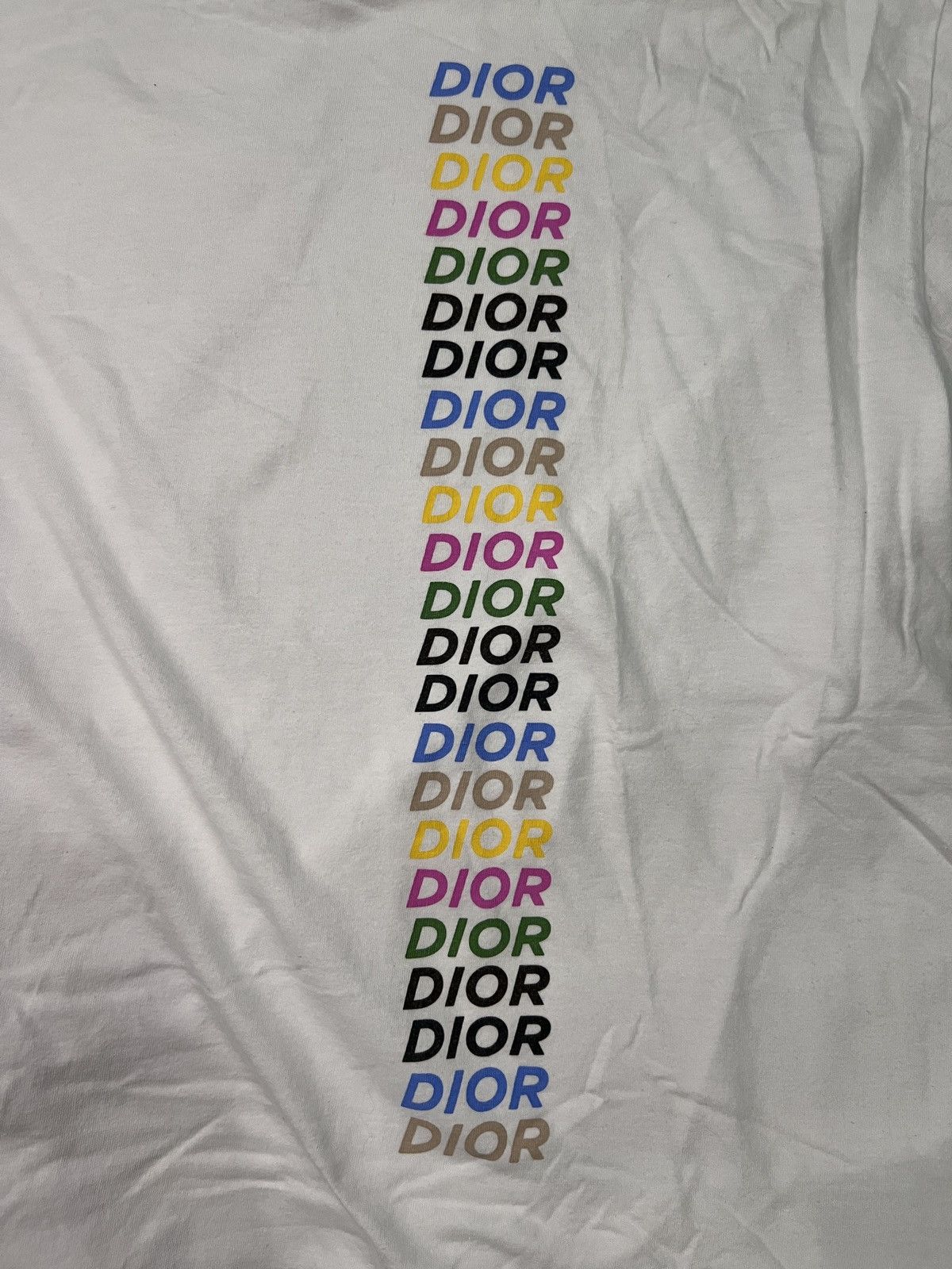Dior Dior Rainbow Logo T-Shirt Size US XL / EU 56 / 4 - 3 Thumbnail