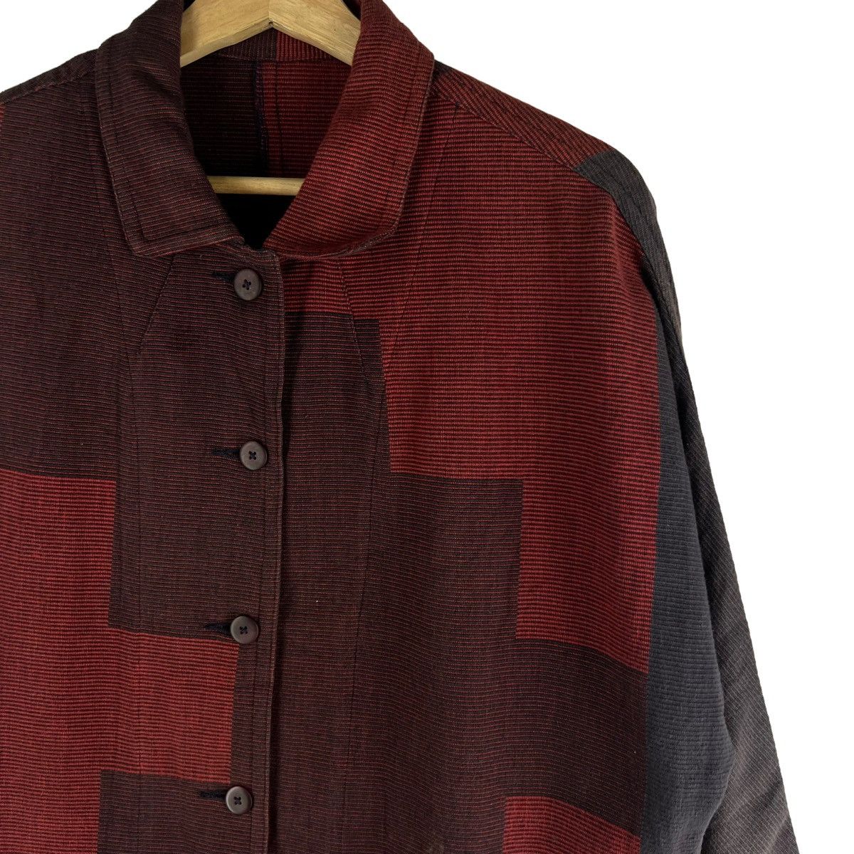 Japanese Brand 🔥VTG SHIRTS JACKET ART JAPAN YOKOHAMA ISSEY MIYAKE Size US M / EU 48-50 / 2 - 4 Thumbnail
