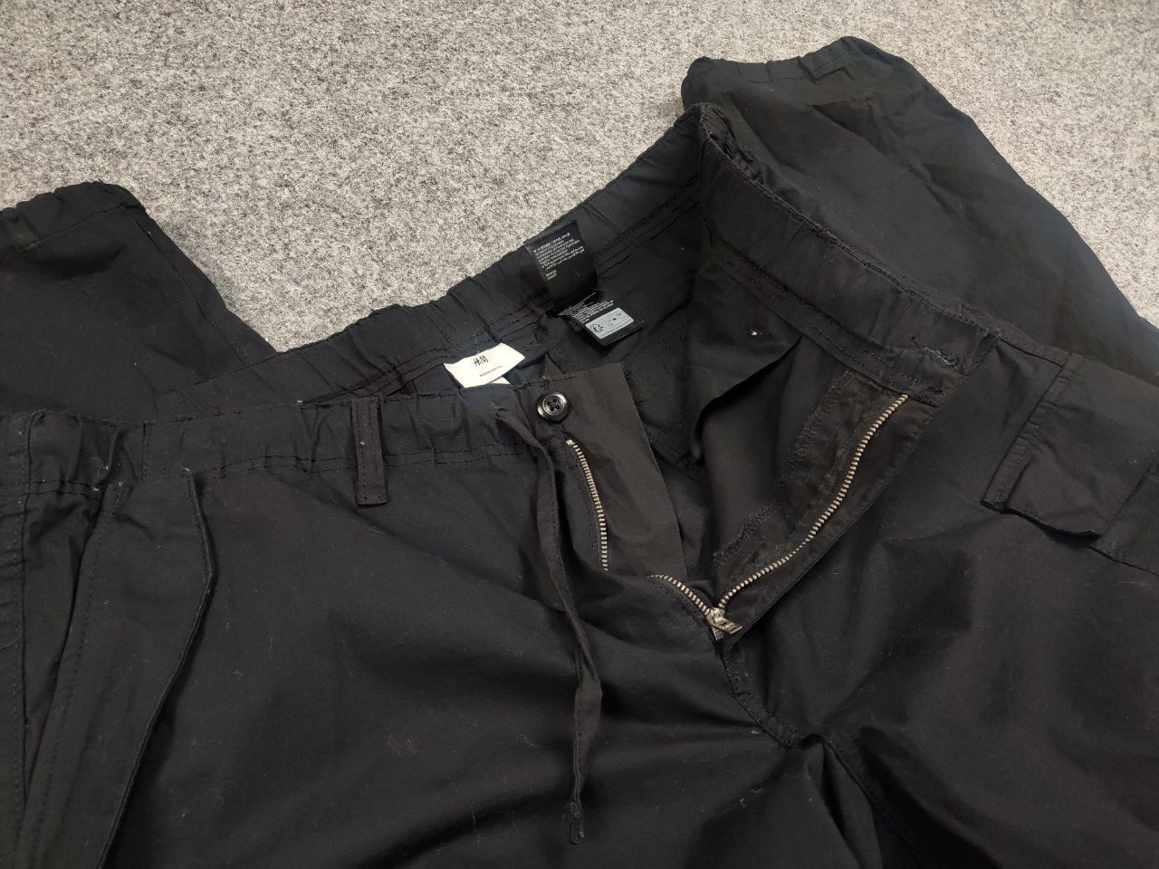 Japanese Brand Perfect black Ripstop Cargo Pants Regular Fit Vintage Style Size US 36 / EU 52 - 12 Thumbnail