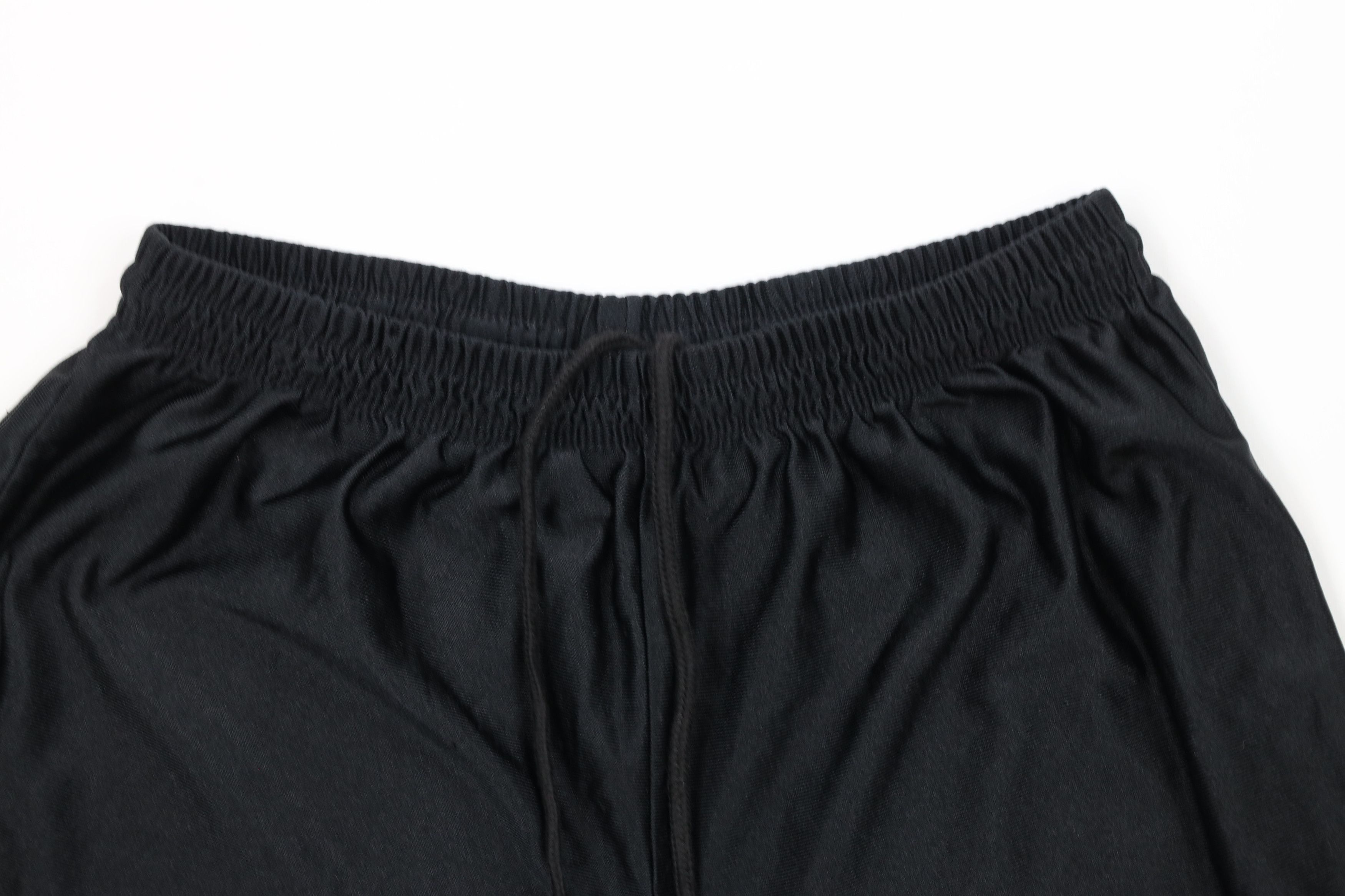 Nike × Vintage Vintage 90s Nike Mini Swoosh Above Knee Shorts Black USA Size US 32 / EU 48 - 2 Thumbnail