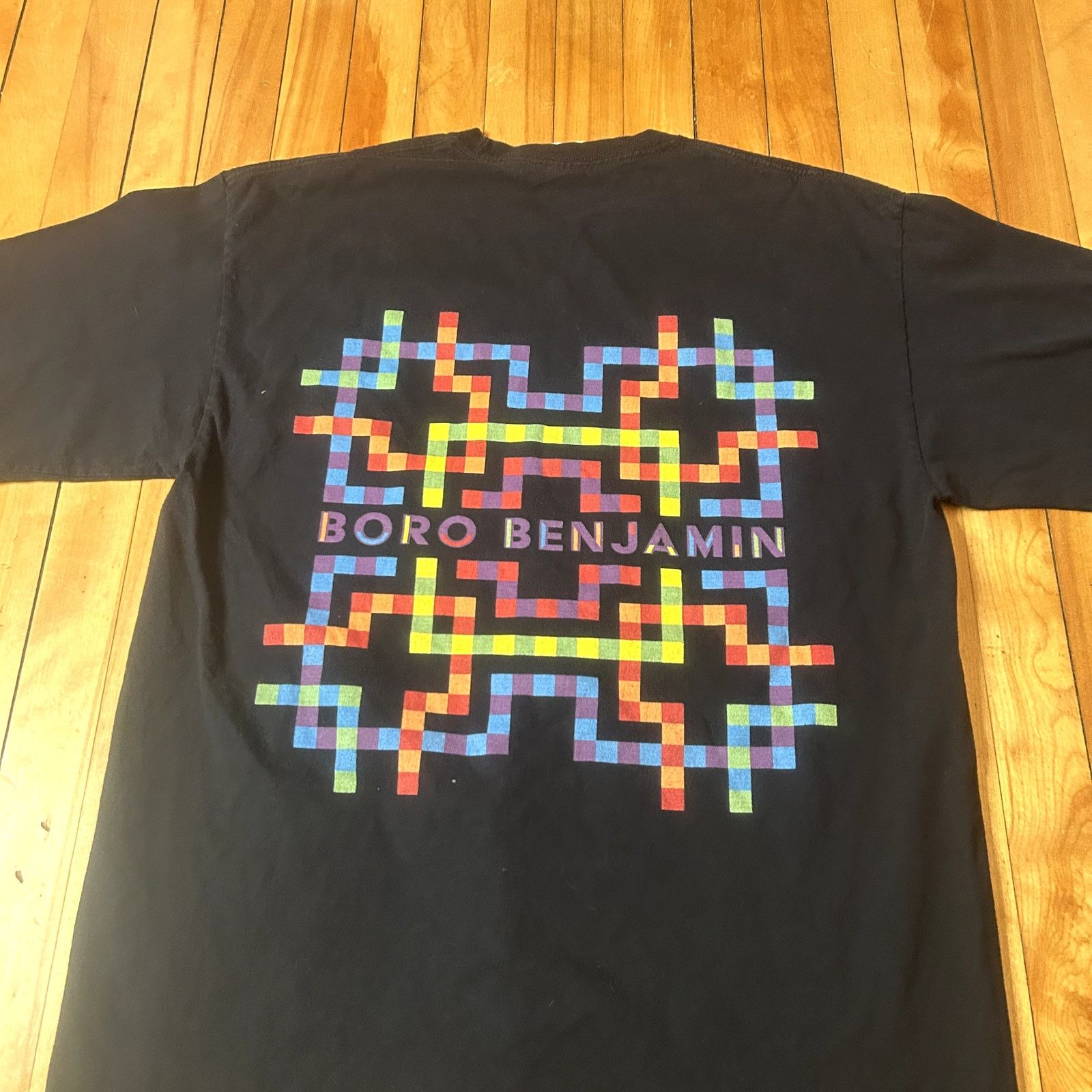Vintage Modern Boro Benjamin Black T-Shirt XL Size US XL / EU 56 / 4 - 2 Thumbnail