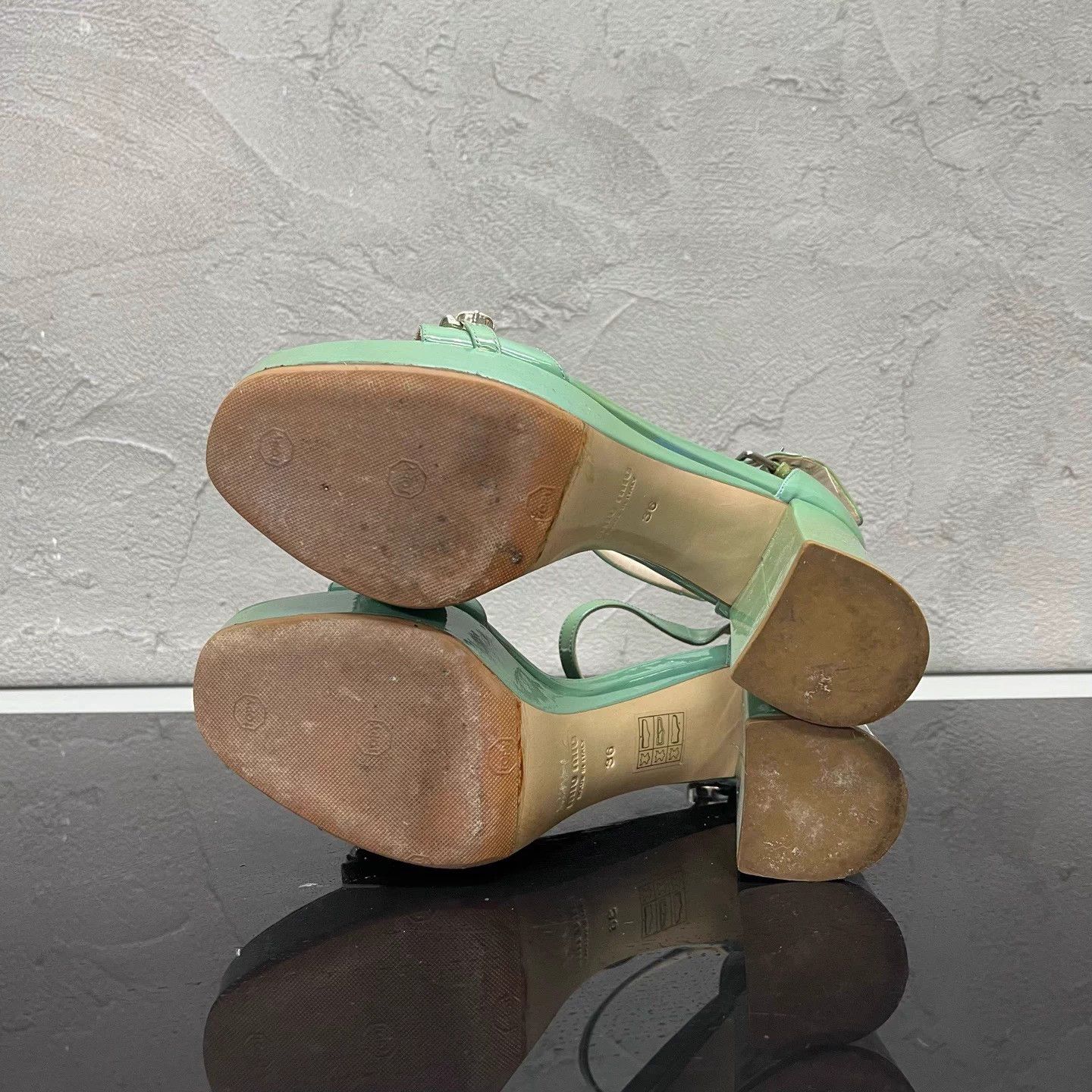 Miu Miu MIU MIU Women's Crystal Heels 36 Size US 5 / IT 35 - 5 Thumbnail