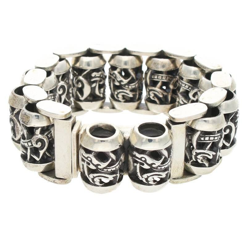 image of Chrome Hearts Celtic Roller Belt in Silver, Men's