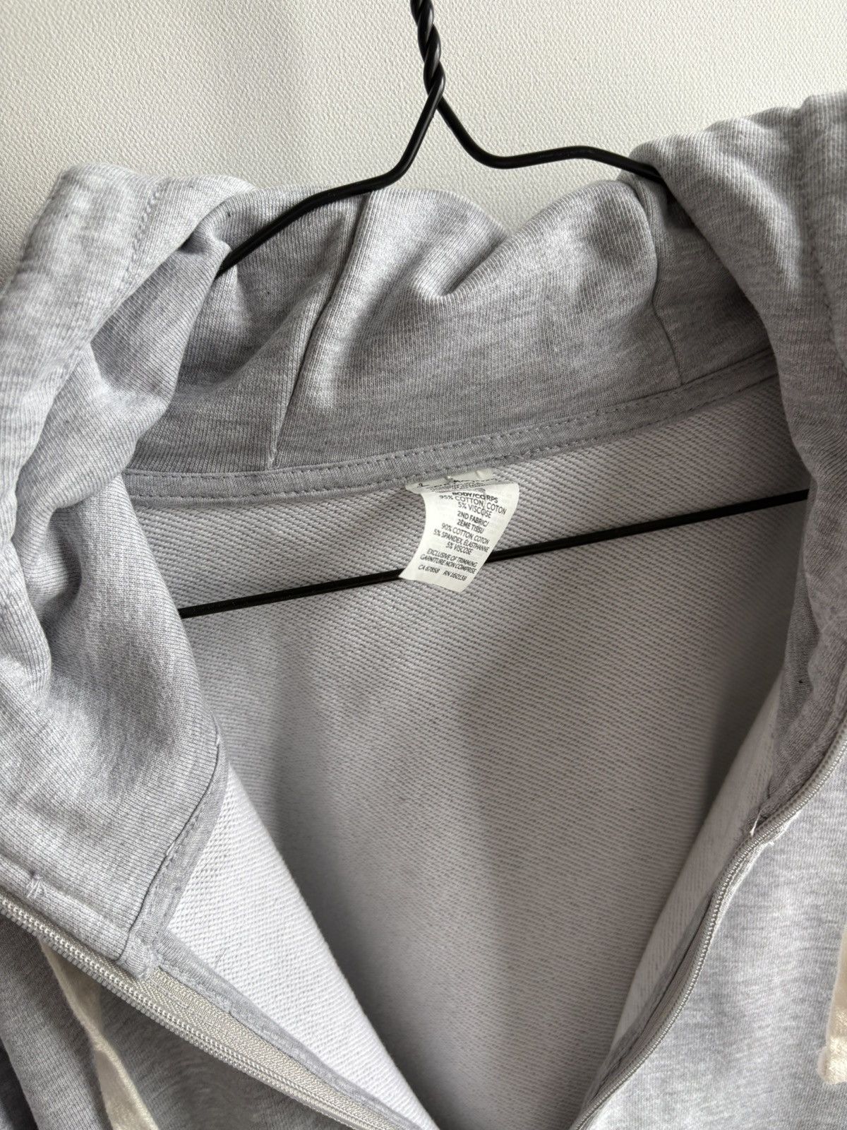 Other Cory Vines 100% Cotton Zipper Blank Hoodie Grey Basics Size US L / EU 52-54 / 3 - 9 Thumbnail