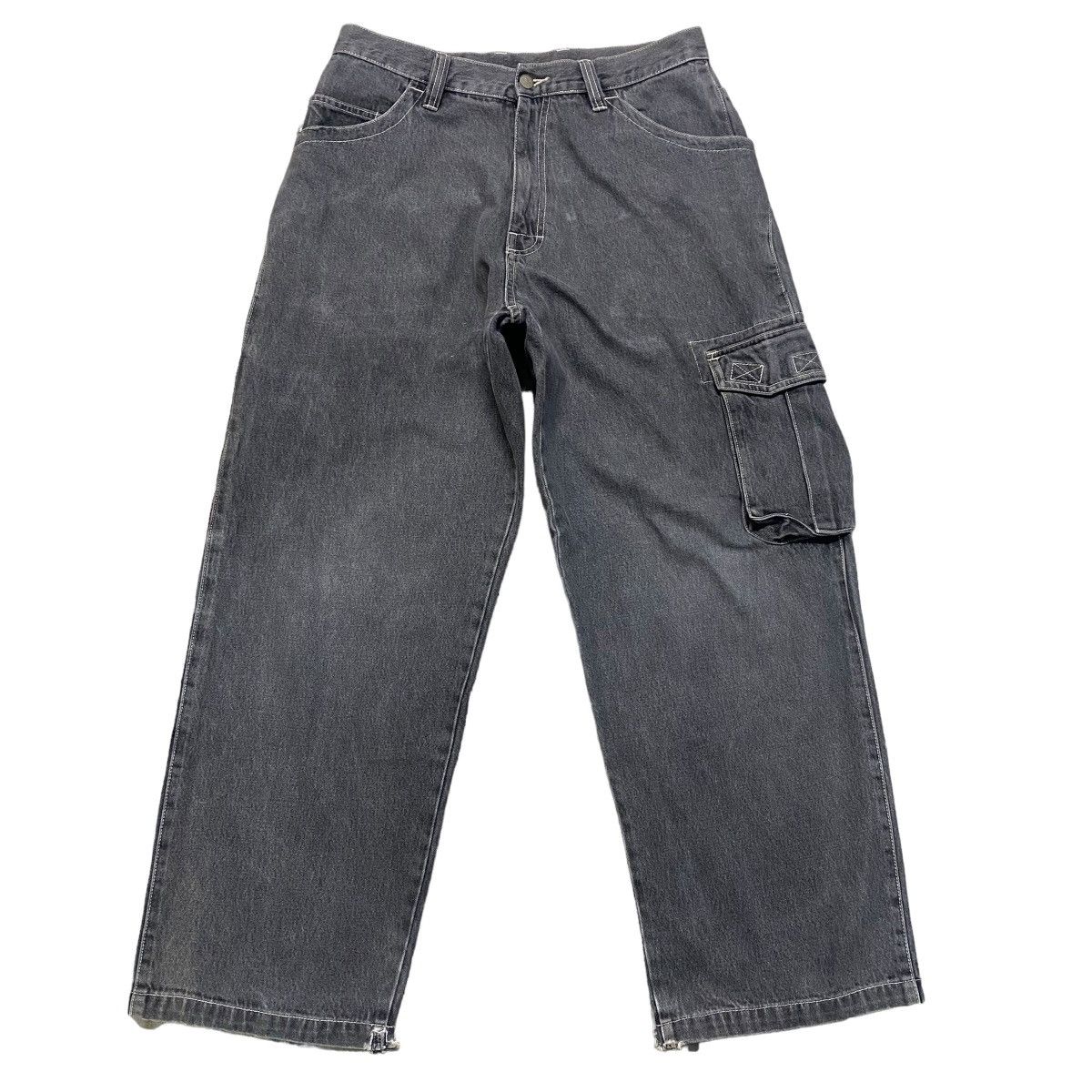 Vintage Vintage Y2K Piko Denim Wide Baggy Jeans Size US 31 - 2 Thumbnail