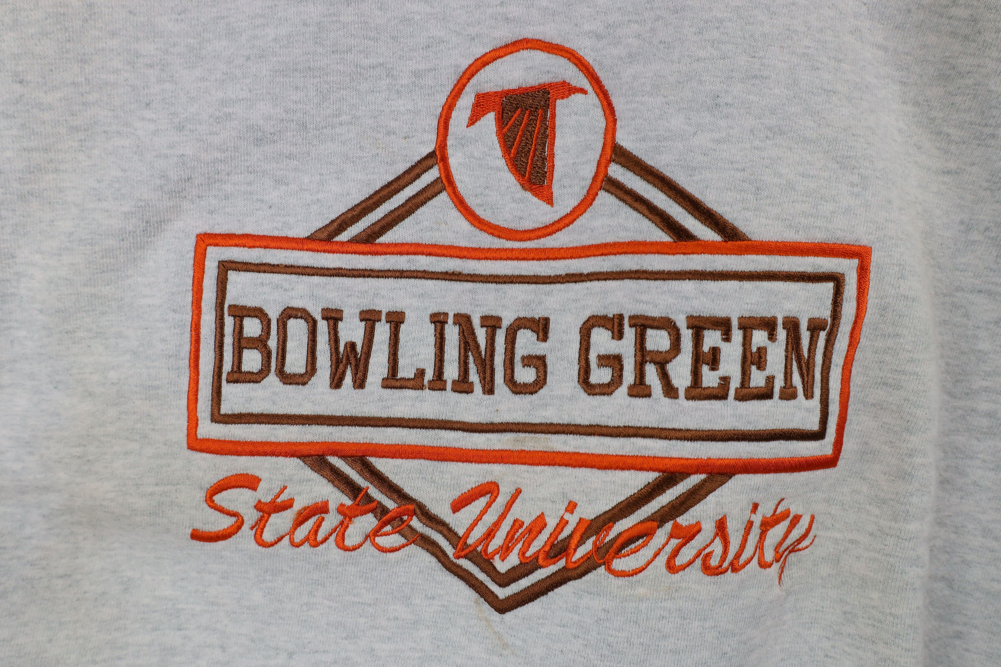 Vintage Vintage 90s Bowling Green State University Sweatshirt USA Size US XL / EU 56 / 4 - 6 Thumbnail