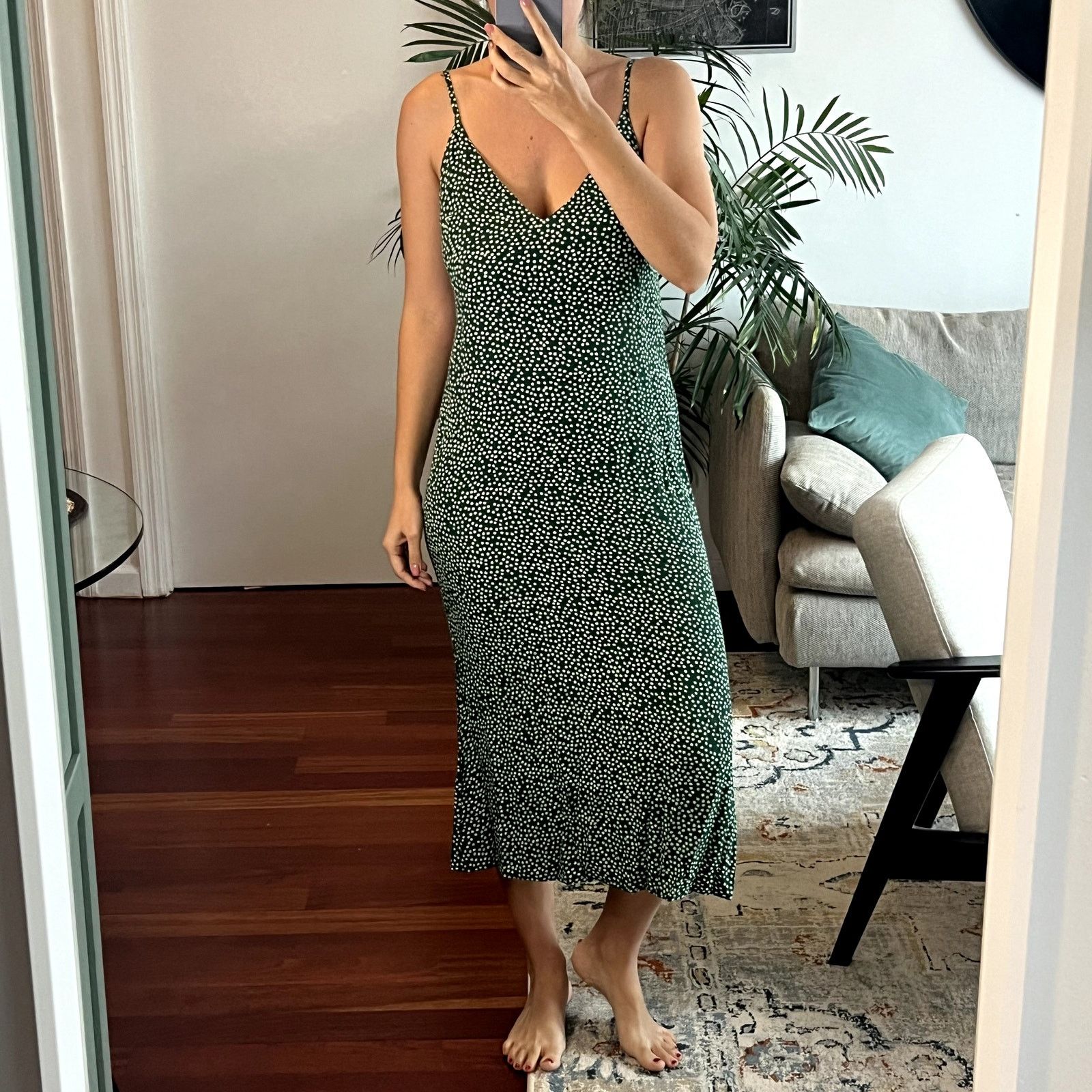 slim fit dress slacks Reformation main image 1