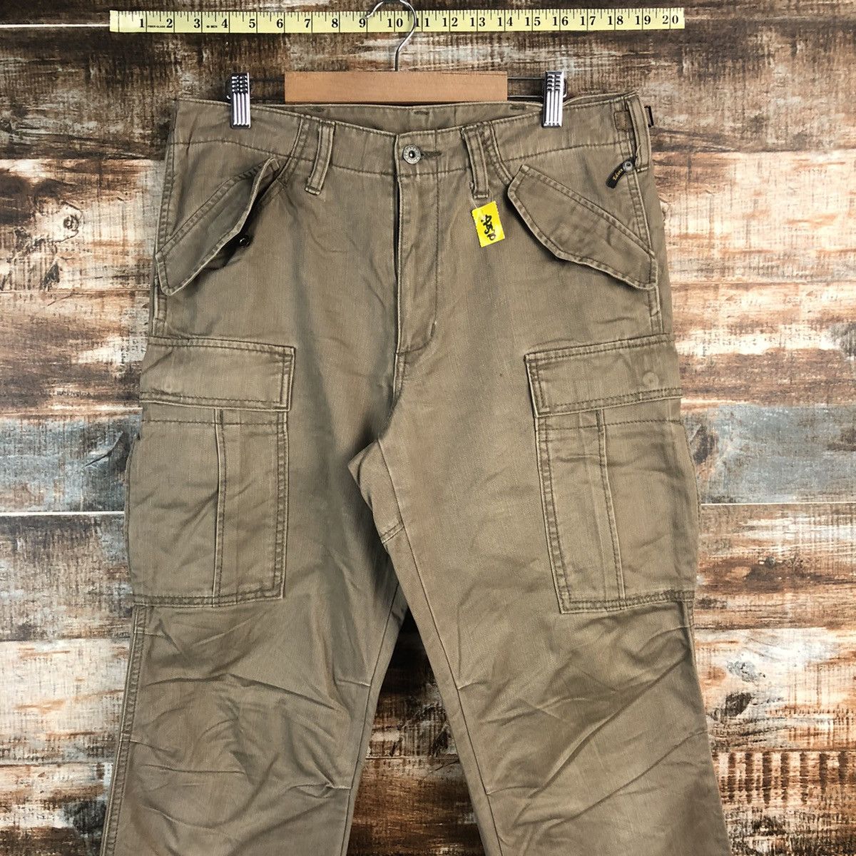 Edwin Edwin Brown Cargo utility tactical Multipocket Pants #A2570 Size US 31 - 4 Thumbnail