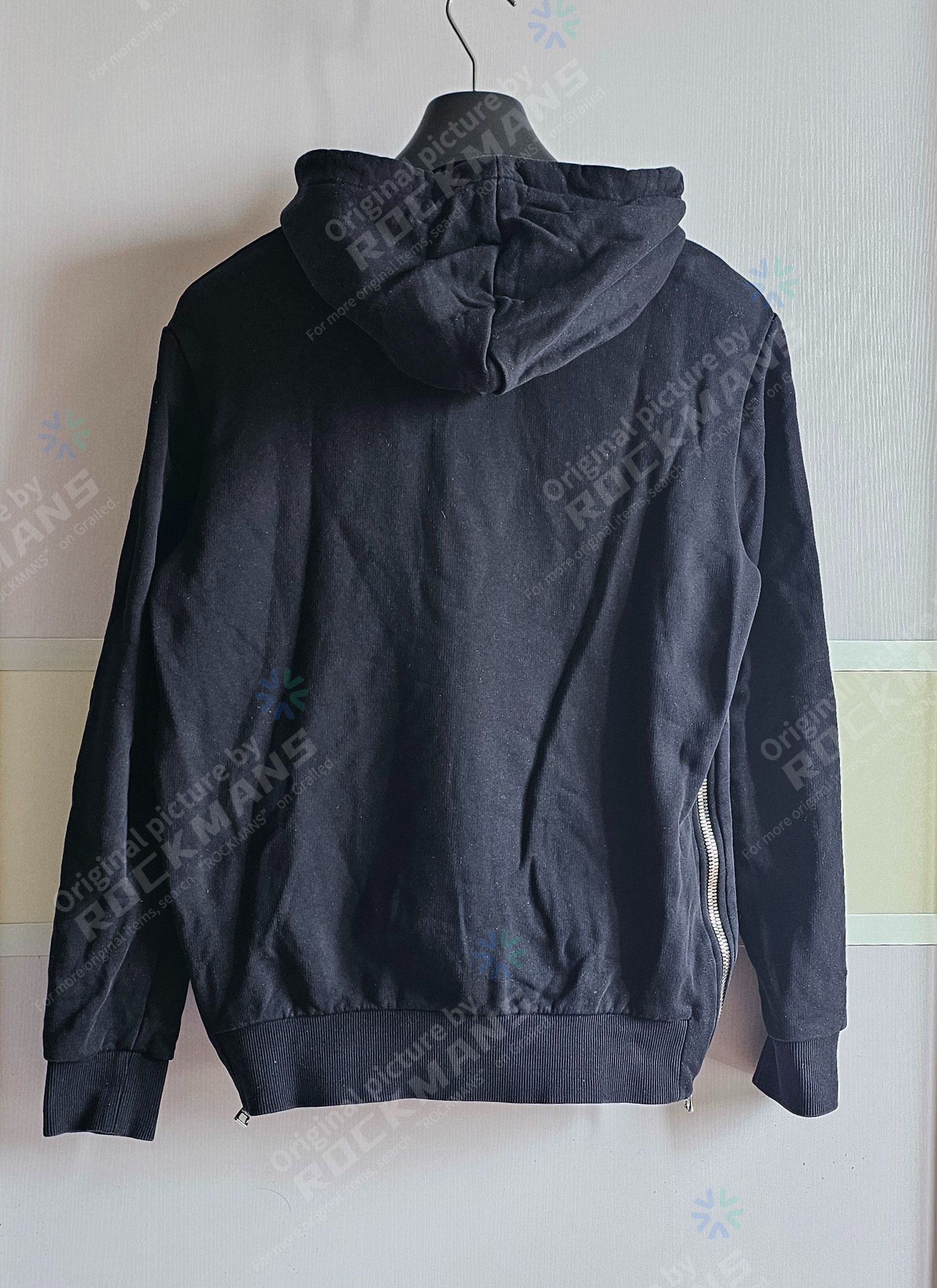 Balmain Balmain Men's Black hoodie Sweatshirts with logo Size M Size US M / EU 48-50 / 2 - 3 Thumbnail