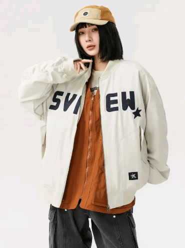Other SVIEW Vintage Star Patch Embroidered Bomber Jacket Size US XXL / EU 58 / 5 - 3 Thumbnail