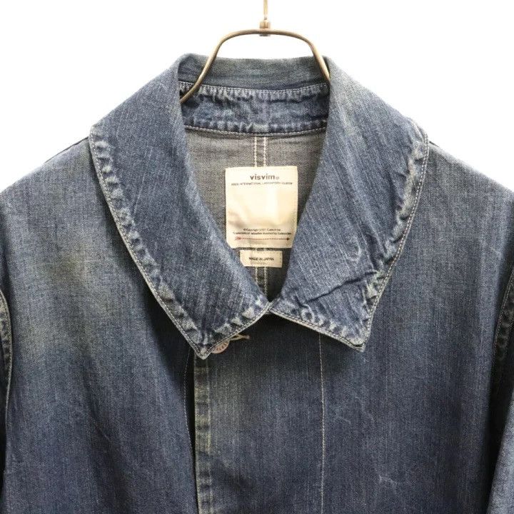 Visvim VISVIM 19SS GREASE MONKEY COAT DRY DENIM jacket smock Size US M / EU 48-50 / 2 - 3 Thumbnail