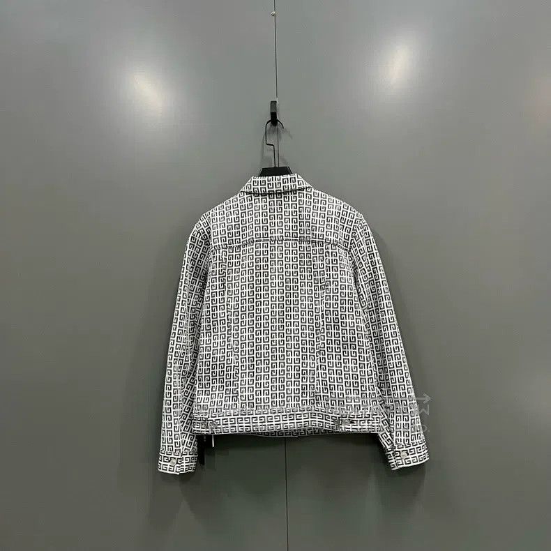 Givenchy Givenchy Jacquard Effect Logo Denim Jacket, Size M Size US M / EU 48-50 / 2 - 2 Thumbnail