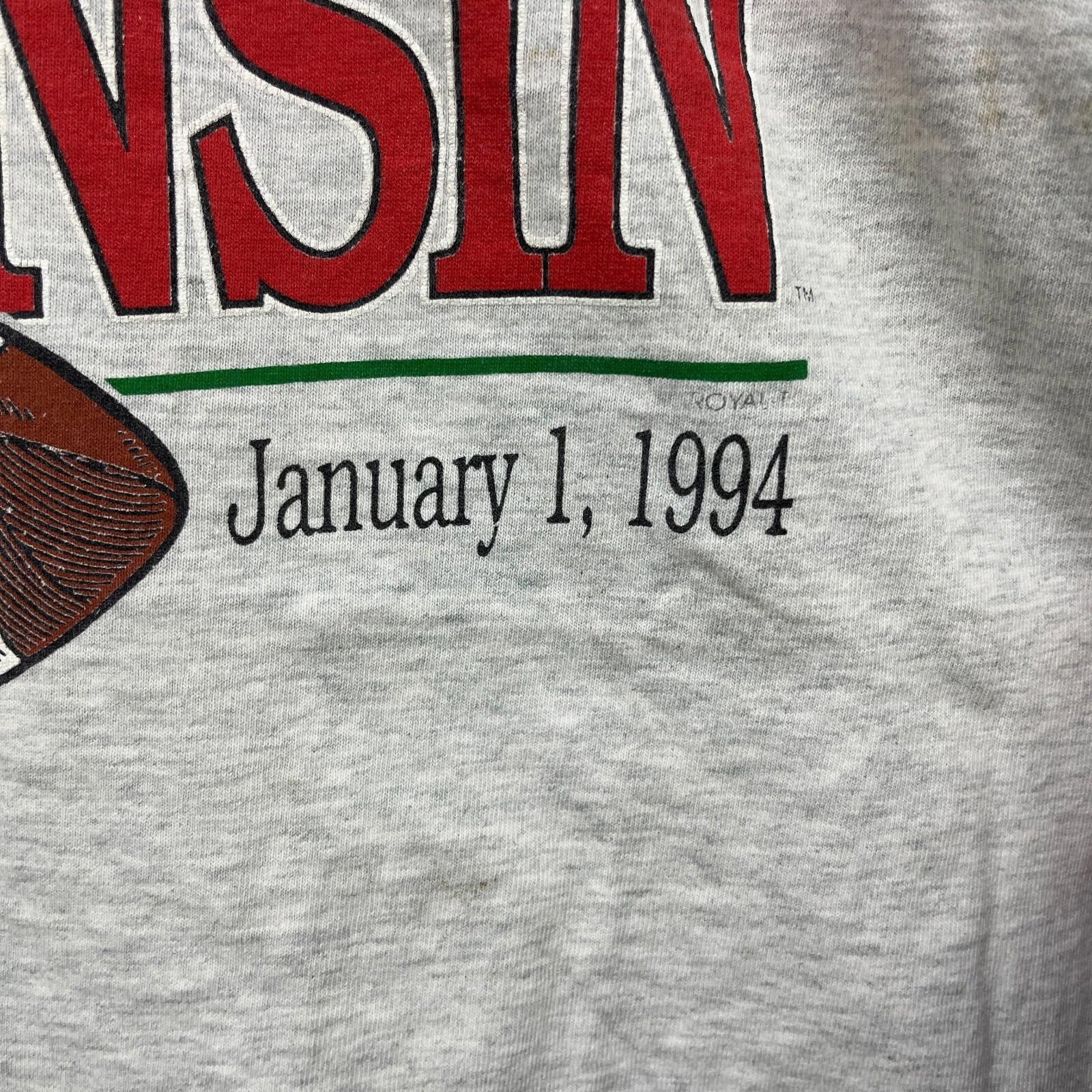 Vintage Vintage 90s Rose Bowl Wisconsin T-Shirt Pasadena XL Size US XL / EU 56 / 4 - 6 Thumbnail