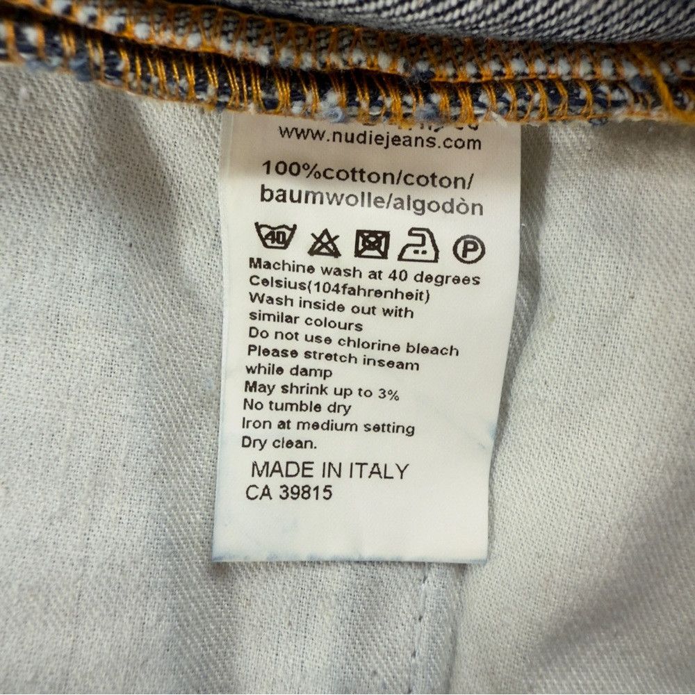Nudie Jeans Nudie Men's Size 30x28 NJ2000 Average Joe Dry Heavy 100% Co Size US 30 / EU 46 - 7 Thumbnail