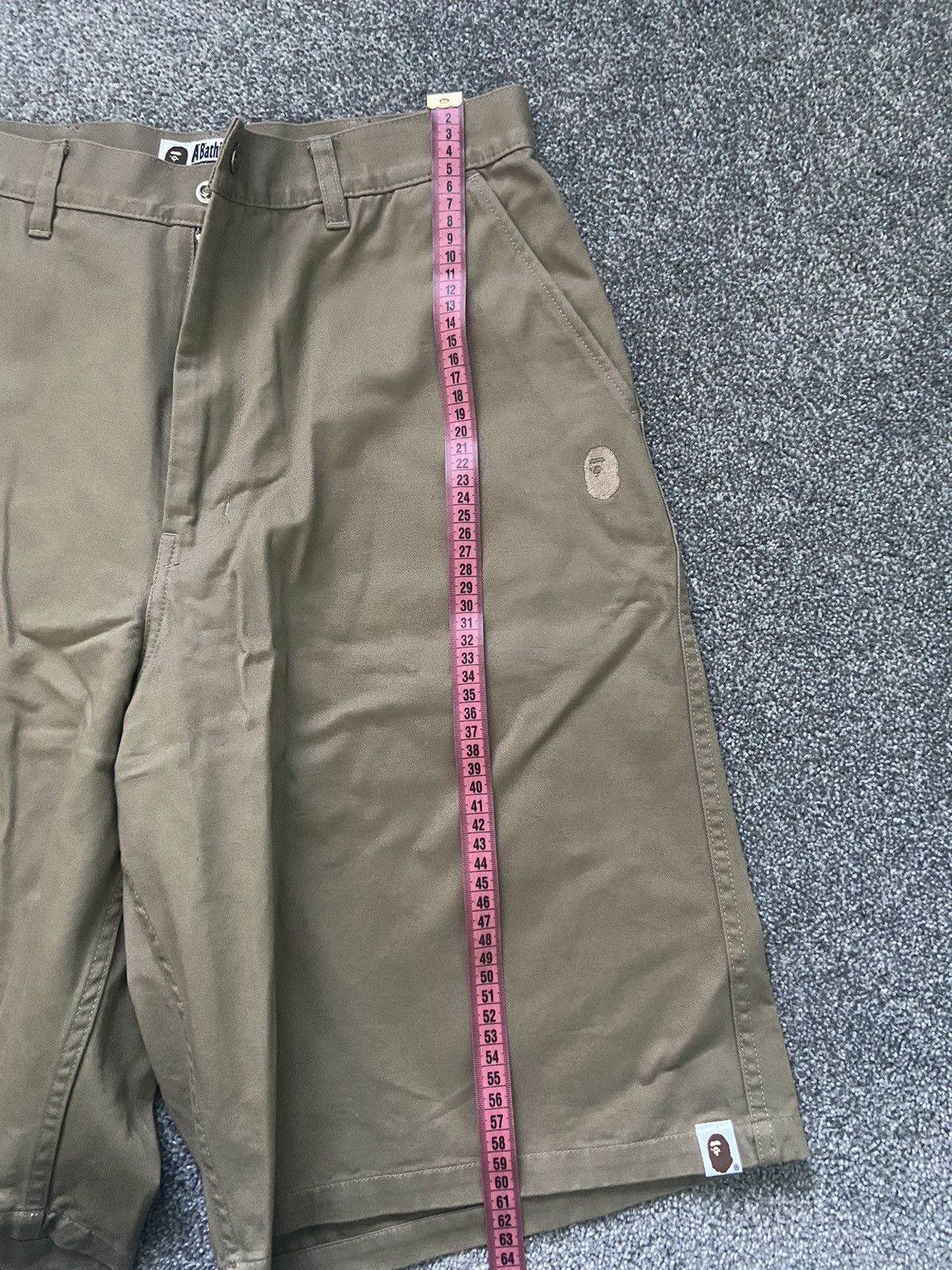 Bape Bape tan one point shorts Size US 29 - 5 Thumbnail