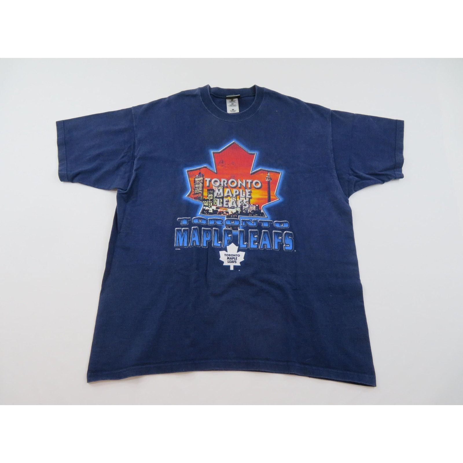 Pro Player Toronto Maple Leafs Pro Player Blue Orange T-shirt Sz XL Size US XL / EU 56 / 4 - 1 Thumbnail