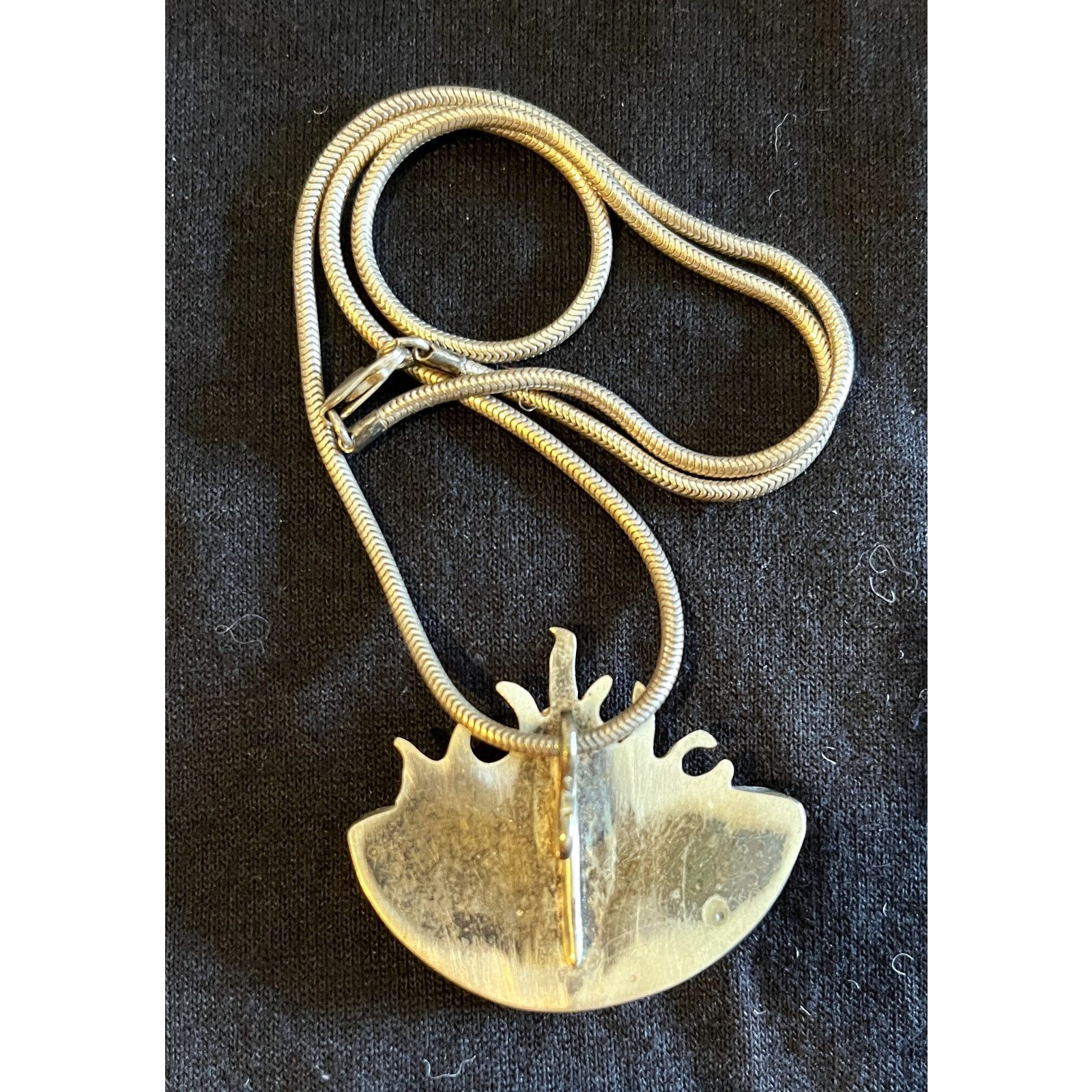 Other Unique Agate and Stone 926 Silver Necklace Size ONE SIZE - 3 Thumbnail