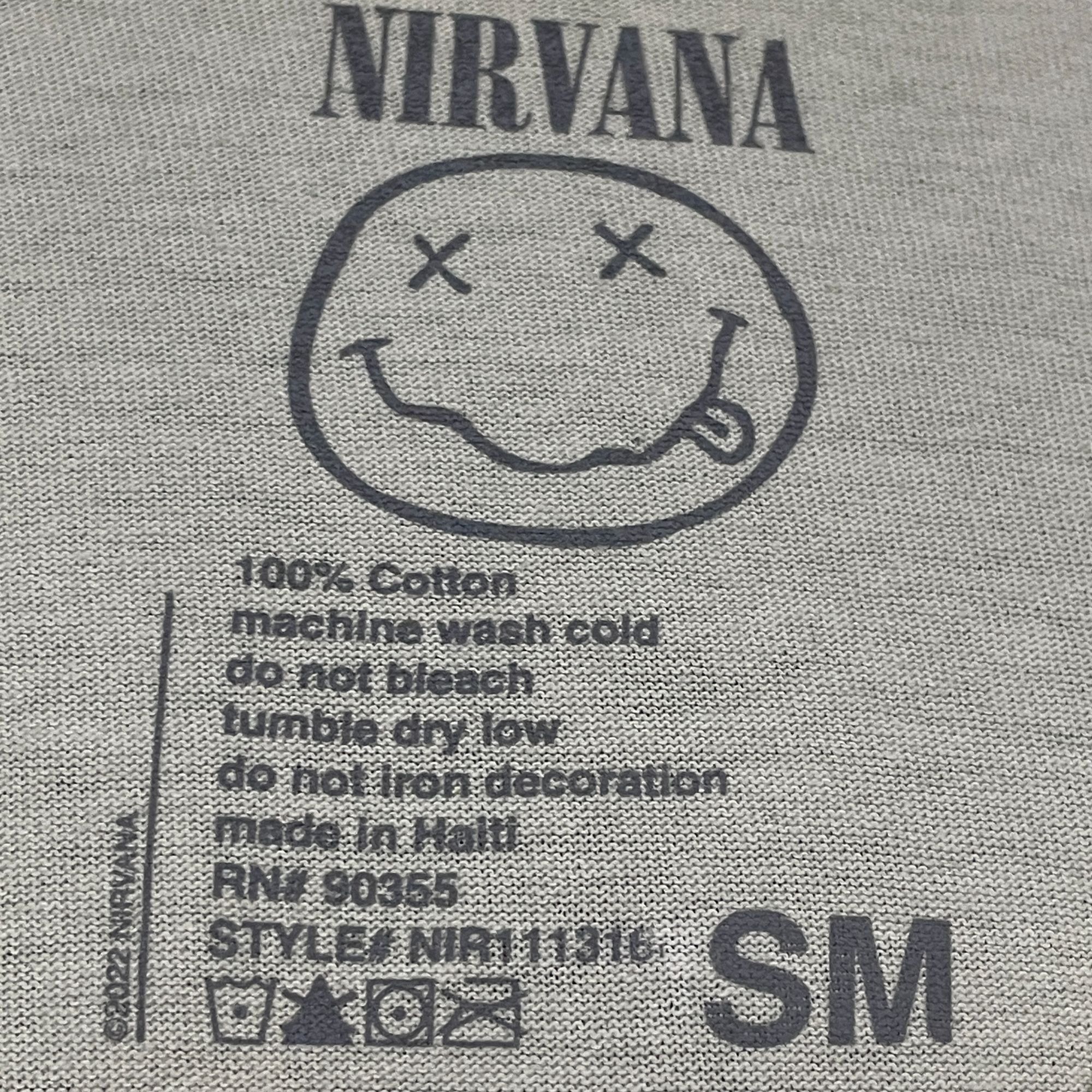 Nirvana Nirvana, Never mind Rock Album T-shirt size Small Size US S / EU 44-46 / 1 - 2 Thumbnail