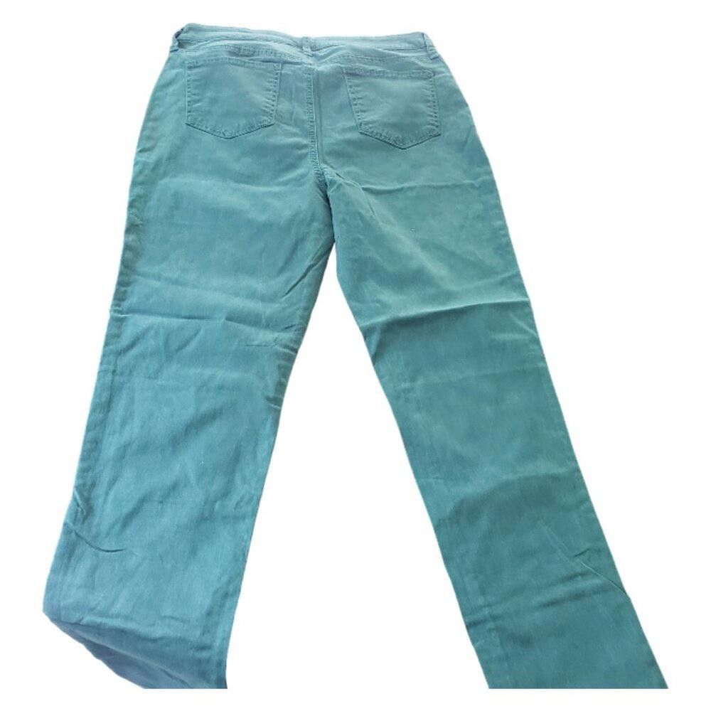 Chicos CT1503 Chico's Girlfriend Slim Leg Ankle Green Jean 10T Size 32" / US 10 / IT 46 - 3 Thumbnail