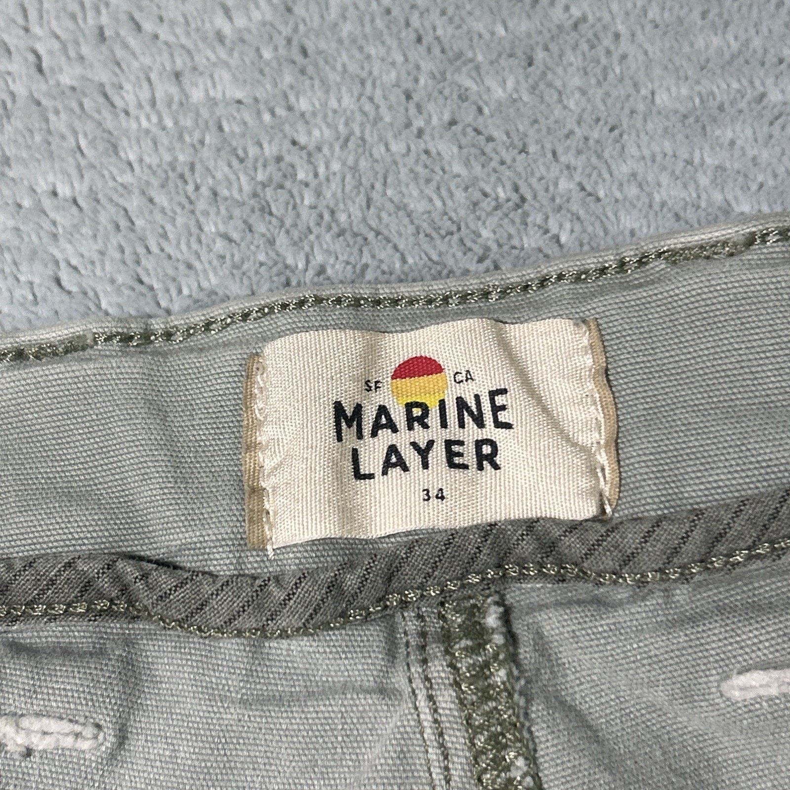 Marine Layer Marine Layer Straight Leg Pants 34x32 Hamilton Double Knee Size US 34 / EU 50 - 3 Thumbnail