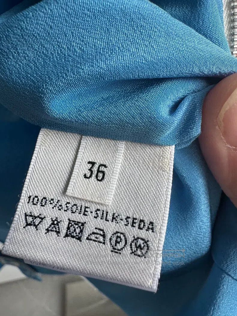 Hermes Hermes Blue chain print silk vest, 100% mulberry silk fabr Size XS / US 0-2 / IT 36-38 - 4 Thumbnail