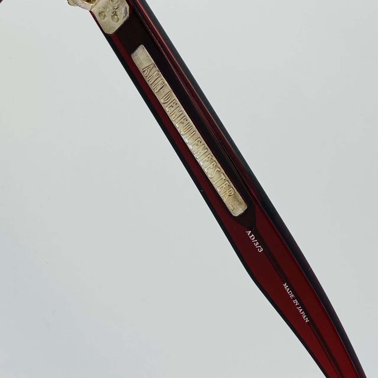 Ann Demeulemeester Ann Demeulemeester Sunglasses D-Frame Bordeaux Red and Blue Size ONE SIZE - 4 Thumbnail