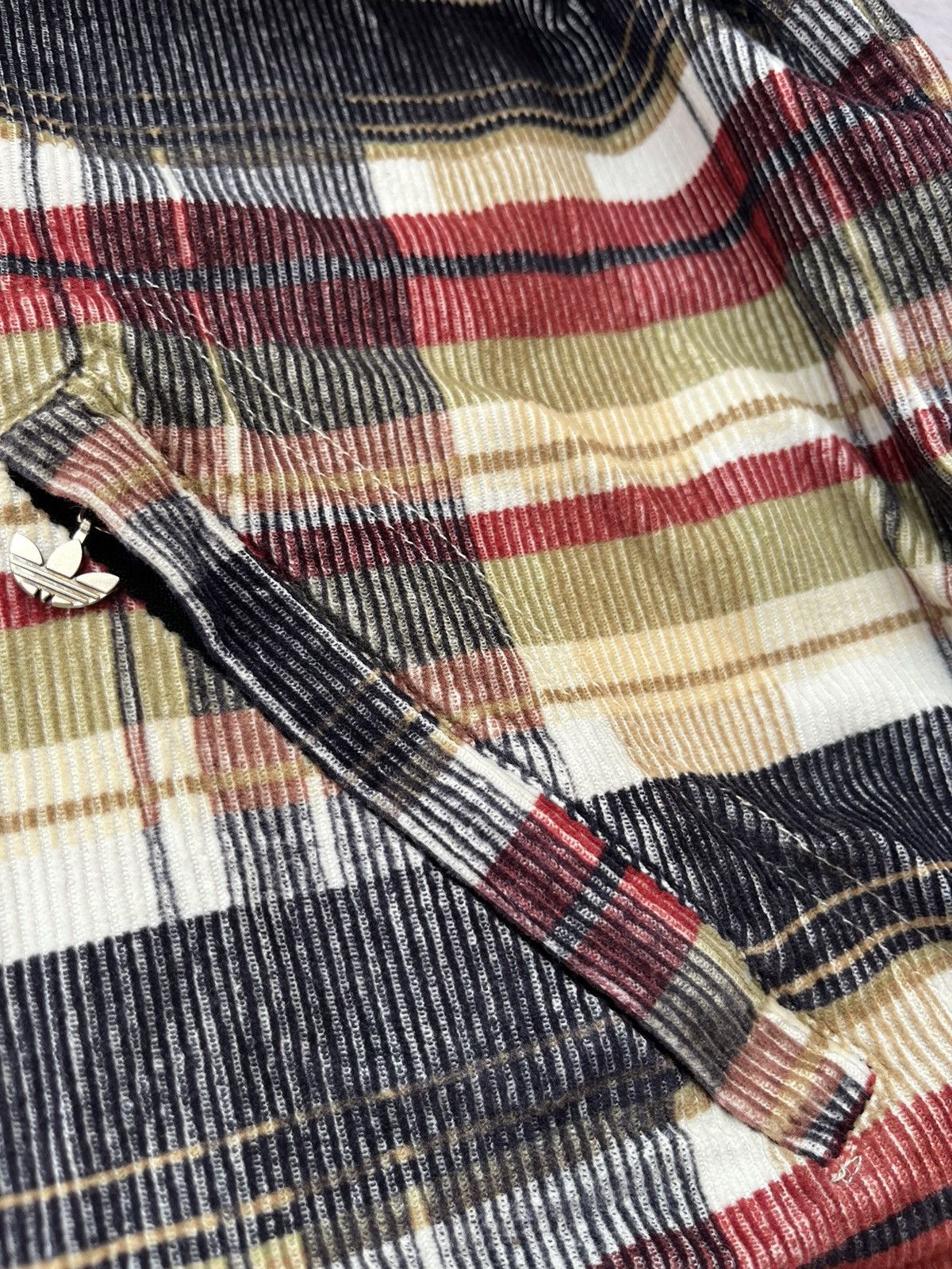 Adidas Vintage Adidas Reversible Corduroy Jacket Patchwork Boxy Fit Size US M / EU 48-50 / 2 - 7 Thumbnail
