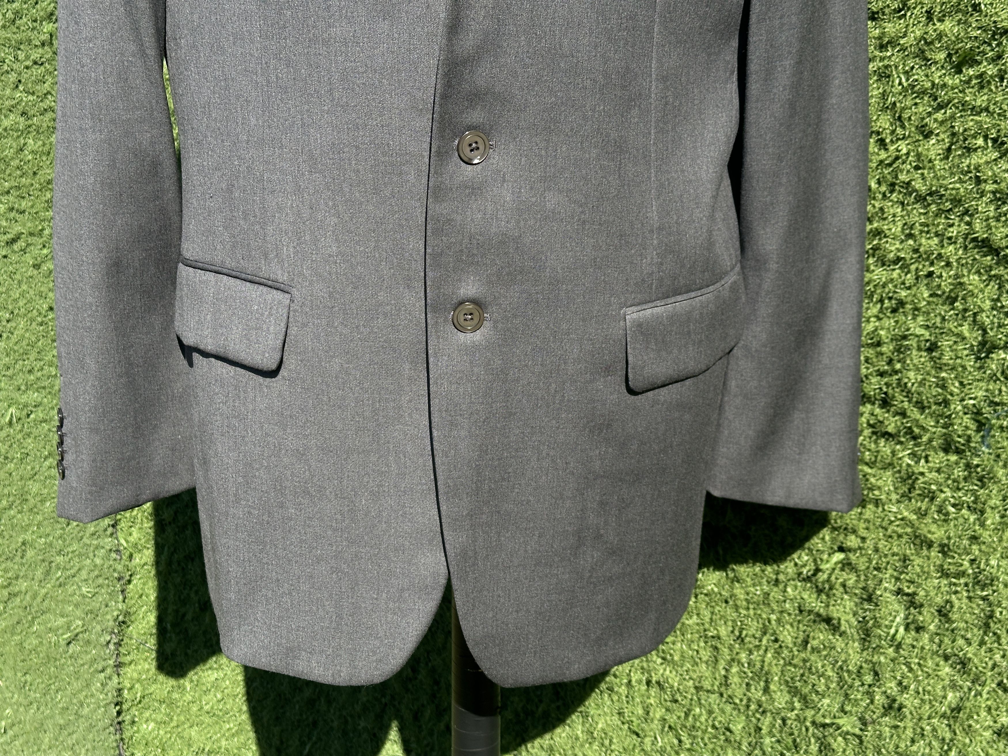 Yves Saint Laurent Yves Saint Laurent Homme Loro Piana Super 120 Blazer 54 6R Size 54R - 10 Thumbnail