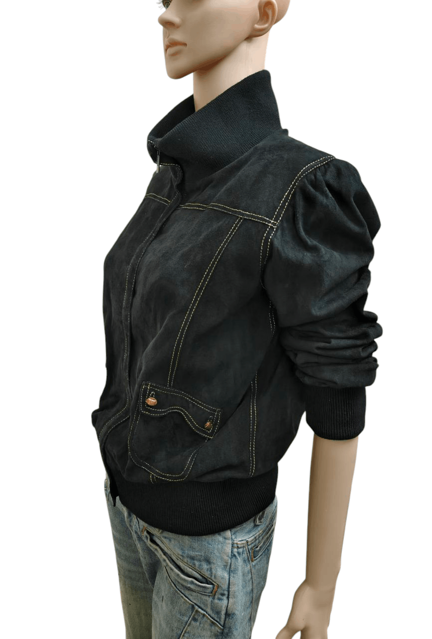 Fendi Fendi Gold Threading Leather Jacket Size M / US 6-8 / IT 42-44 - 15 Thumbnail
