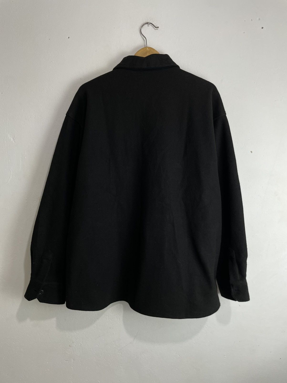 Issey Miyake Japanese GU Big pocket Wool Shirt issey yohji style Size US XL / EU 56 / 4 - 5 Thumbnail