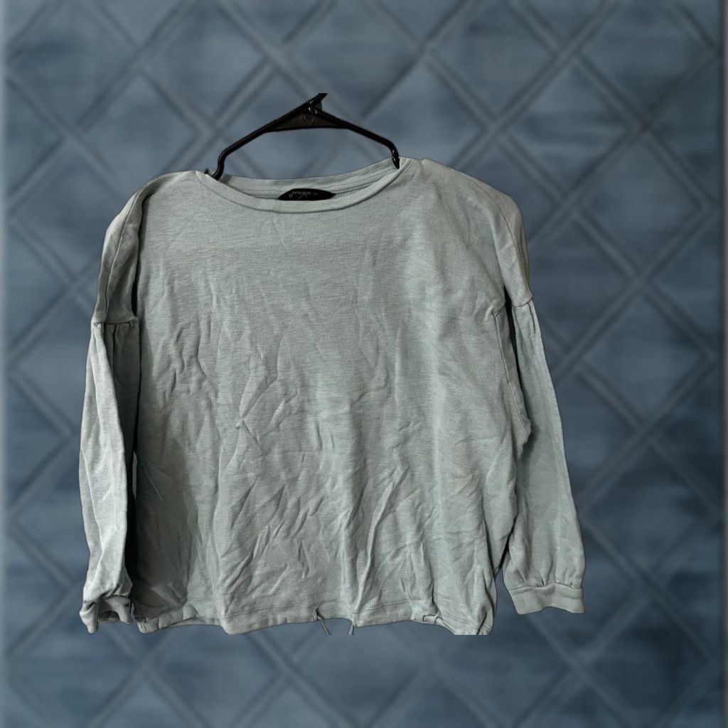 Banana Republic Banana Republic Sweater Adult XS Blue Cotton Knit 3/4 Sleeve Pullover Womens Size XS / US 0-2 / IT 36-38 - 1 Thumbnail