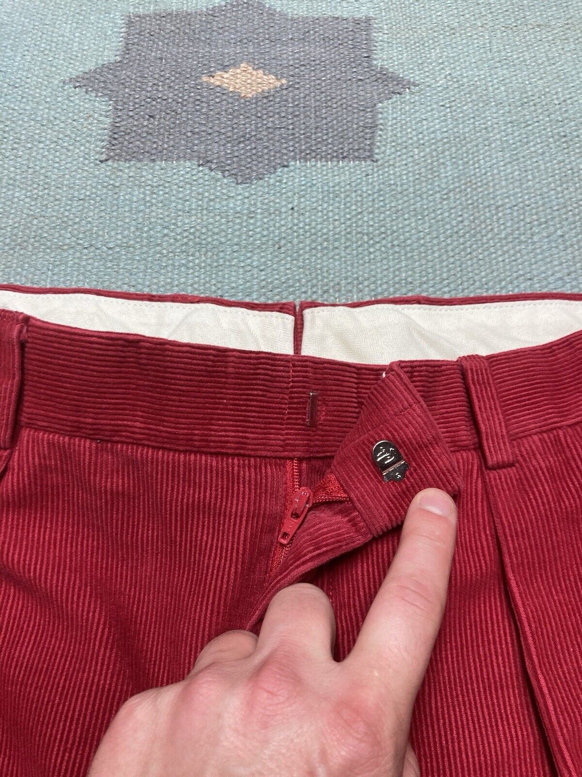 Ben Silver × Vintage Ben silver Charleston corduroy pants pleated cuff golf 36x31 Size US 36 / EU 52 - 5 Thumbnail