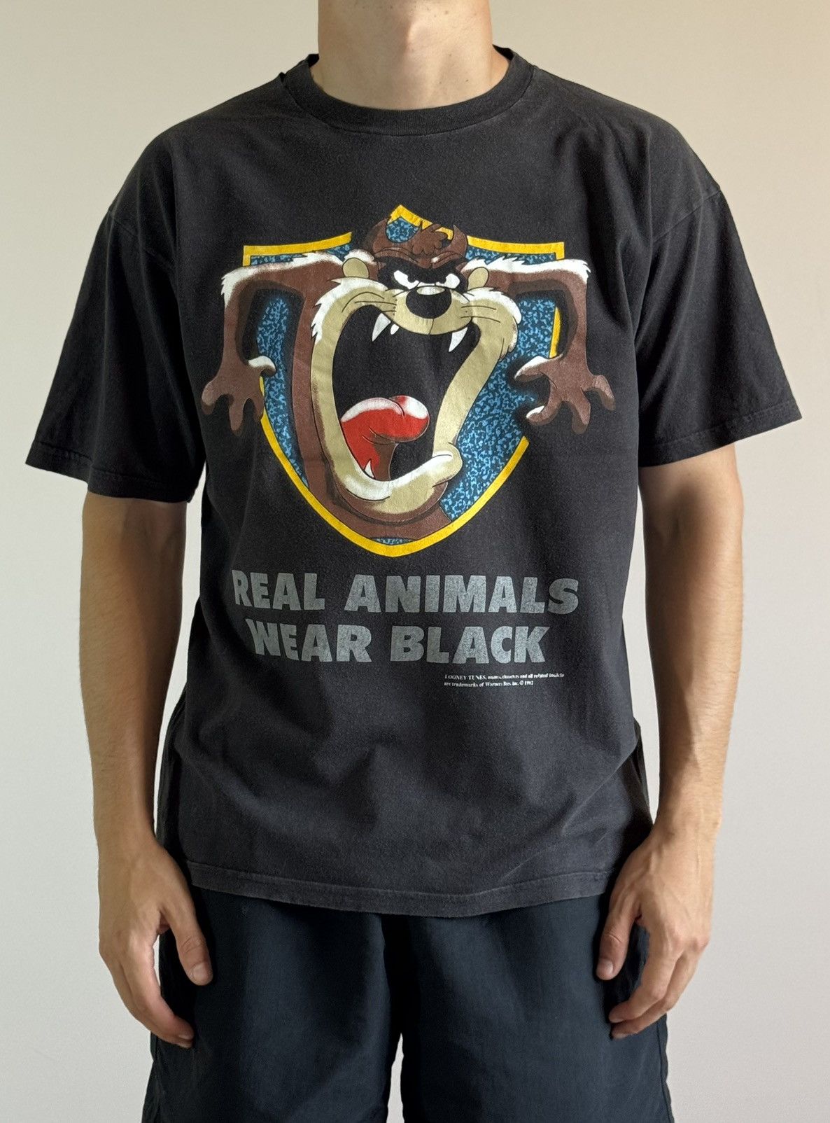Vintage Vintage 1992 Tasmanian Devil Looney Tunes Tee Tshirt Size US L / EU 52-54 / 3 - 1 Thumbnail
