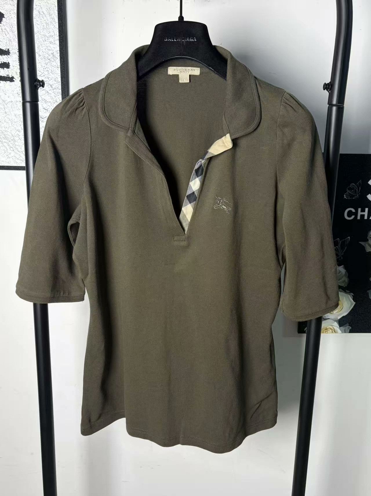Burberry Burberry White Polo l Men Size US L / EU 52-54 / 3 - 1 Thumbnail