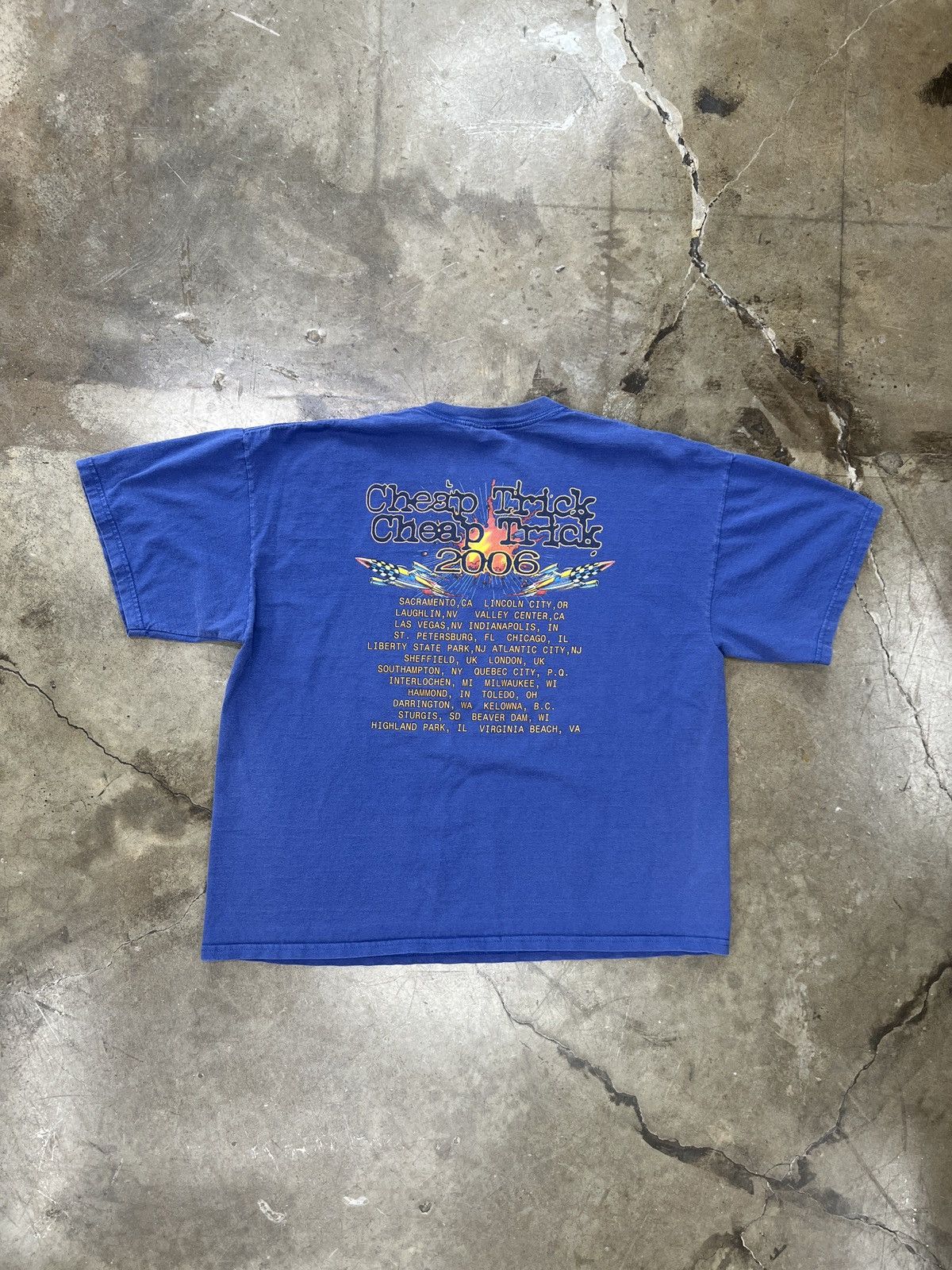 Band Tees × Vintage Vintage Cheap Trick Band Tour 2006 Tee 2XL Size US XXL / EU 58 / 5 - 5 Thumbnail
