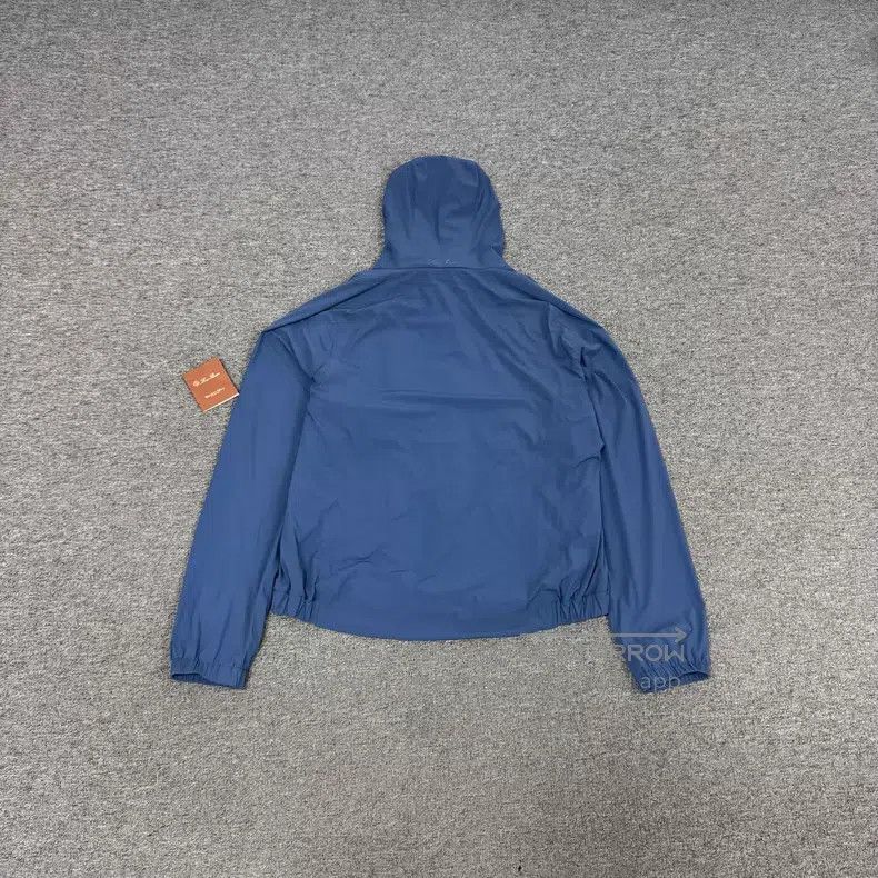 Loro Piana Loro Piana Blue Hooded Zipper Jacket Size US L / EU 52-54 / 3 - 2 Thumbnail