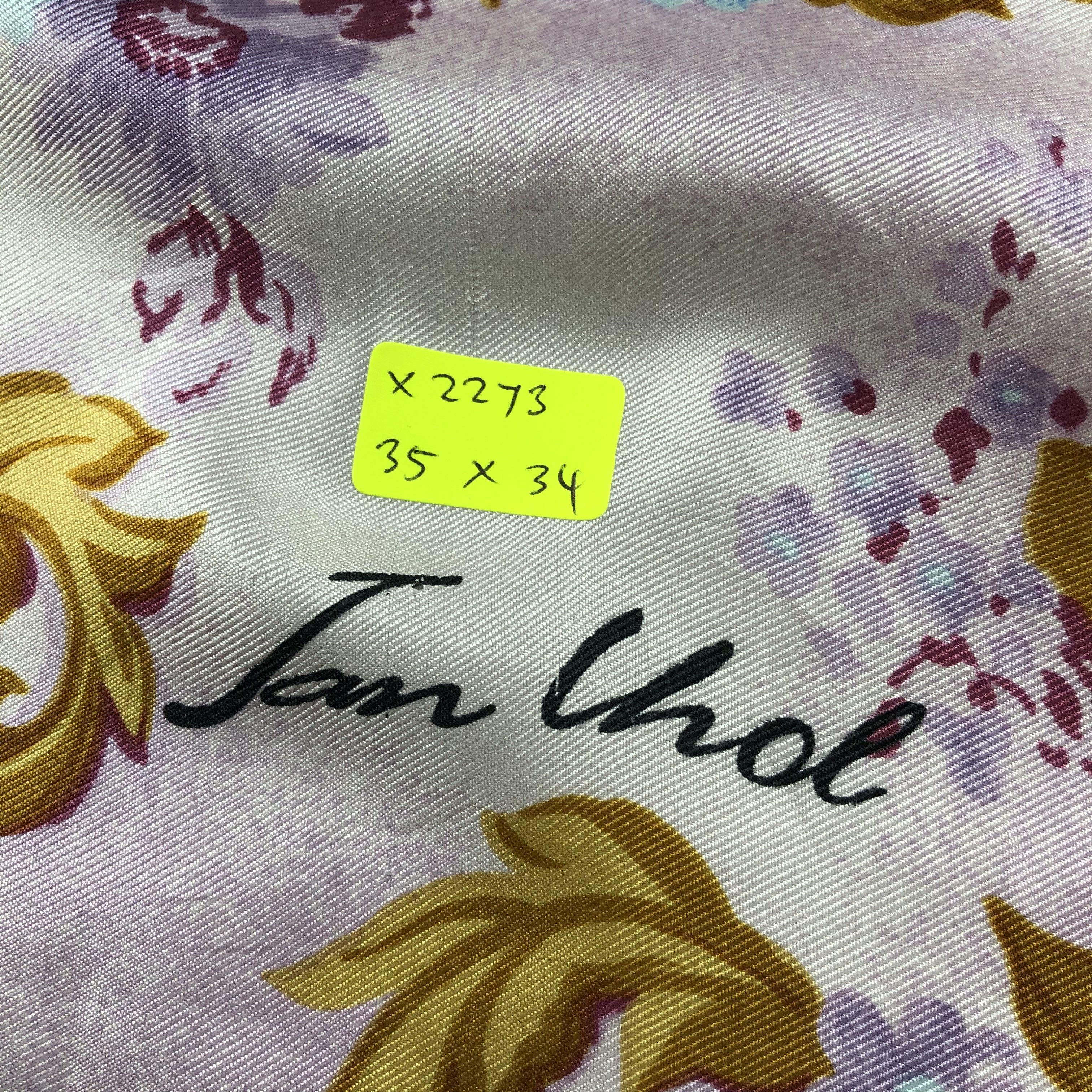 Vintage Vintage Silk Scarf Size ONE SIZE - 9 Thumbnail